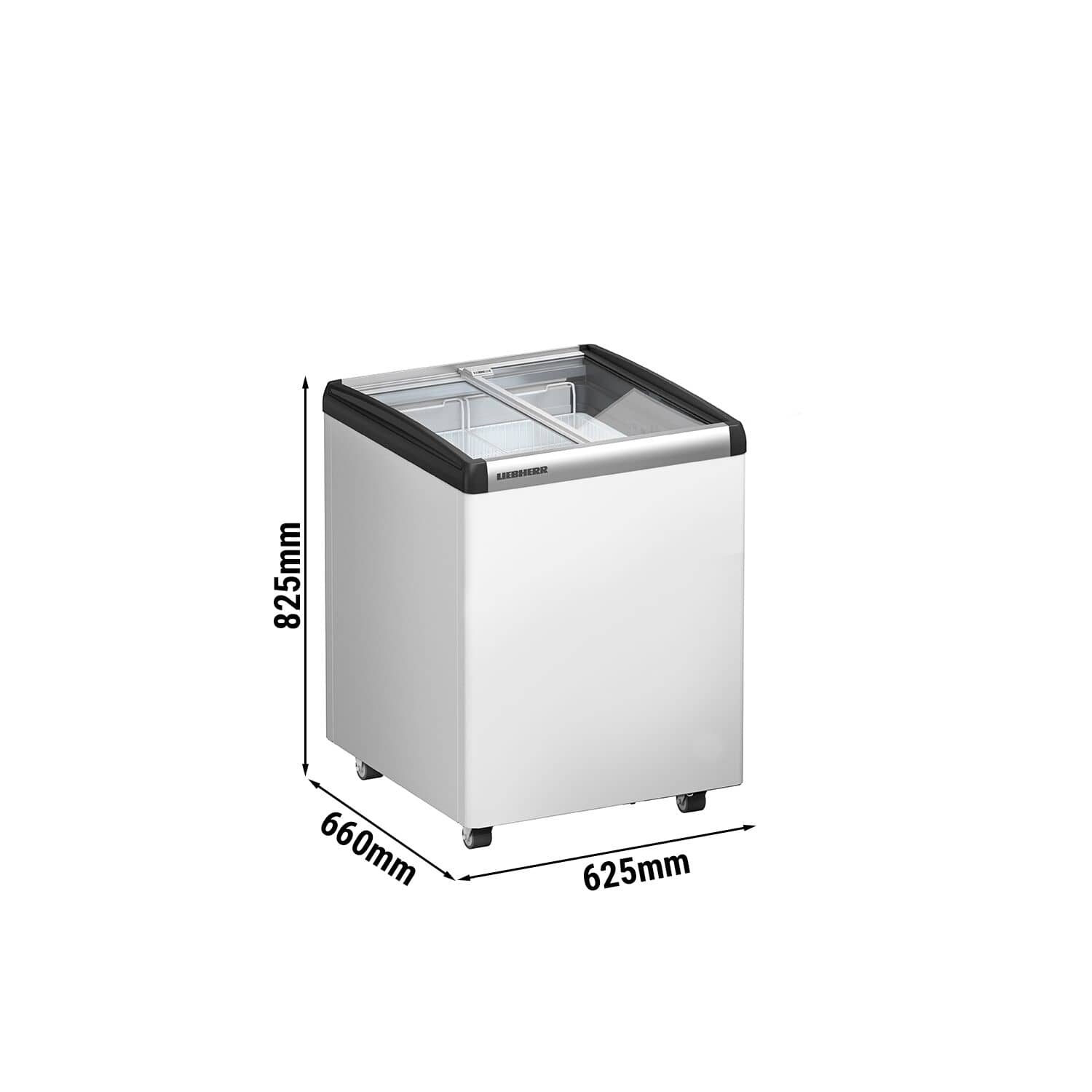 LIEBHERR | Ladă de congelare - 104 litri - cu capac glisant din sticlă - Alb — 3