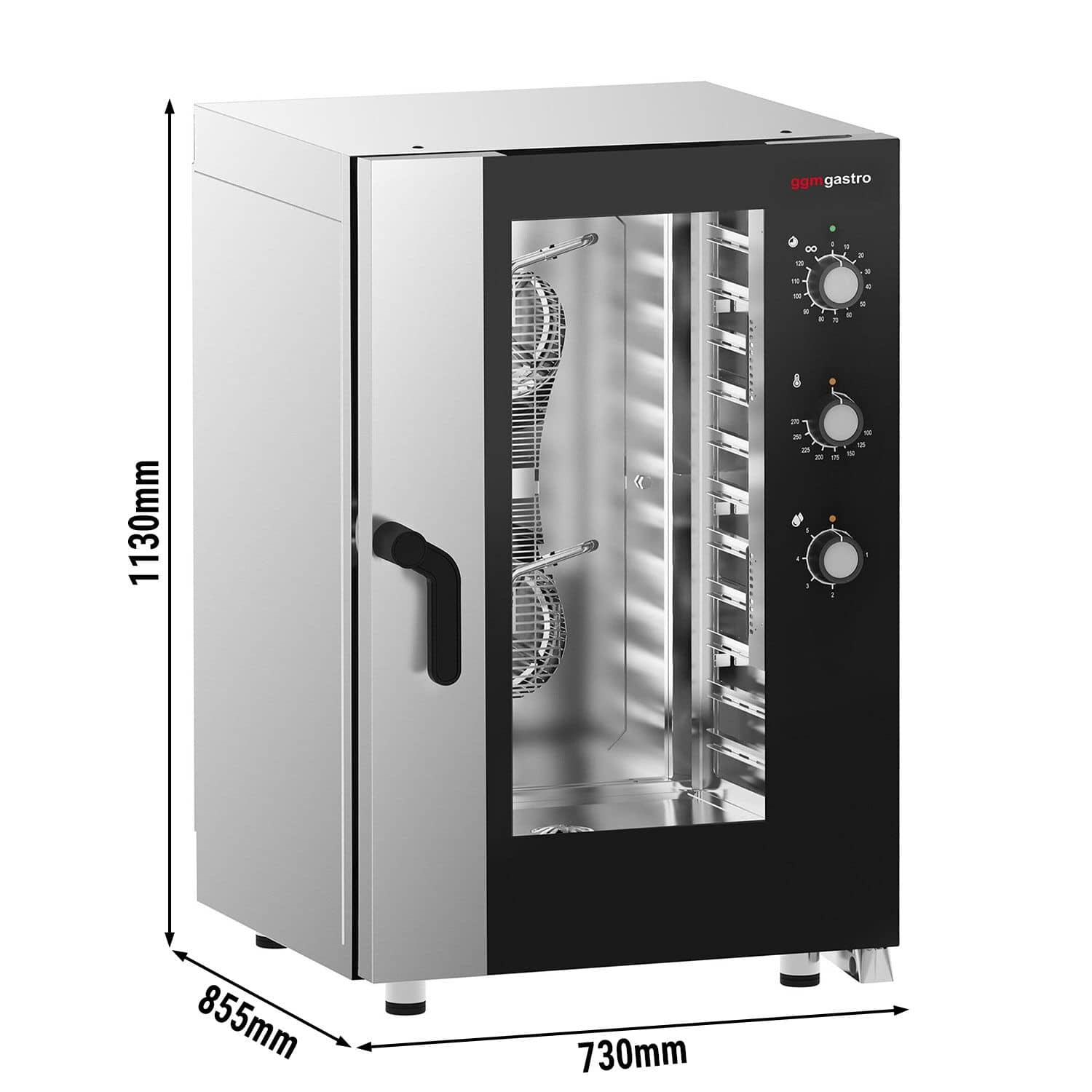 Cuptor convecție abur - Electromecanic - 11x GN 1/1 — 3