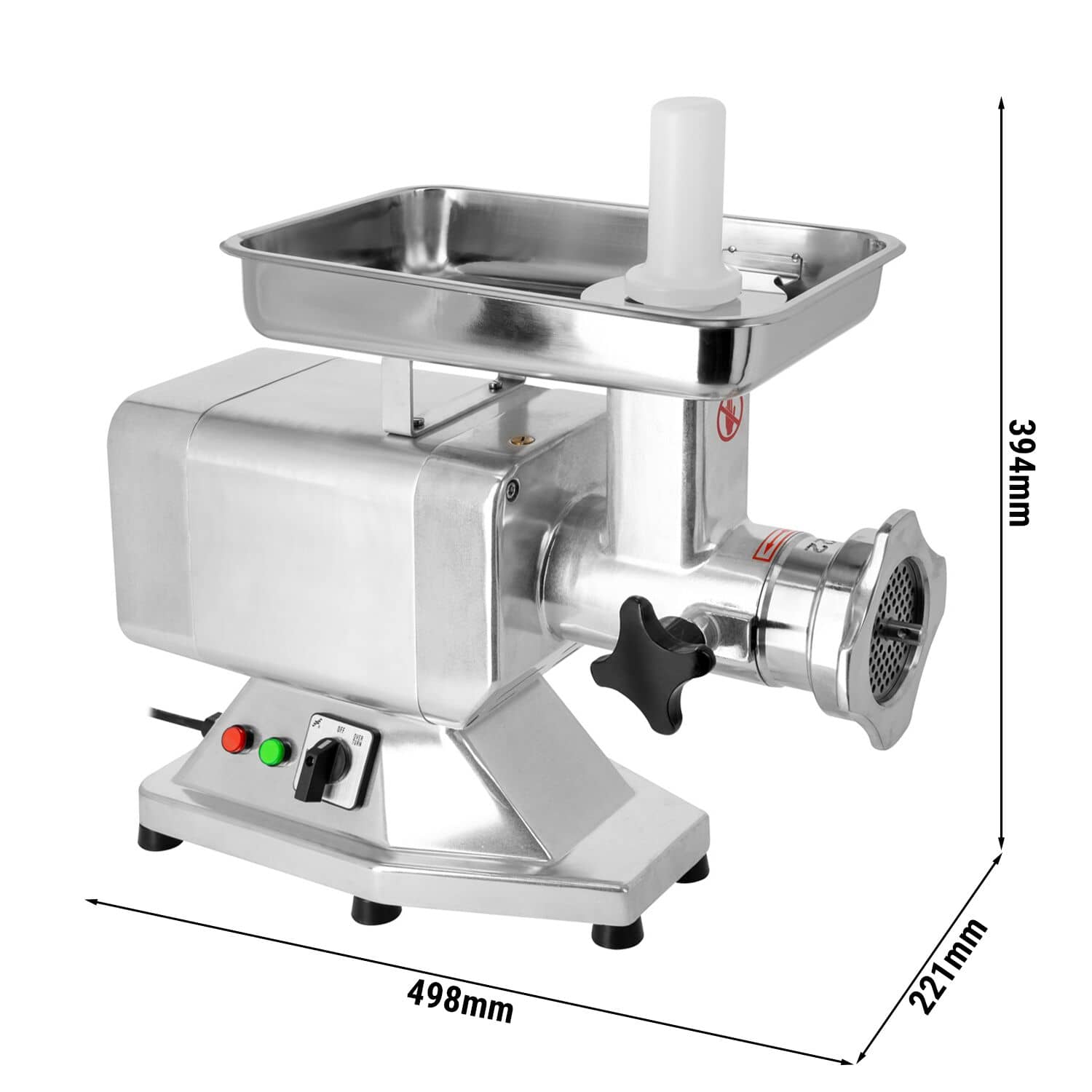 Mașină electrică de tocat carne - 220 kg/h - 1,1 kW — 3