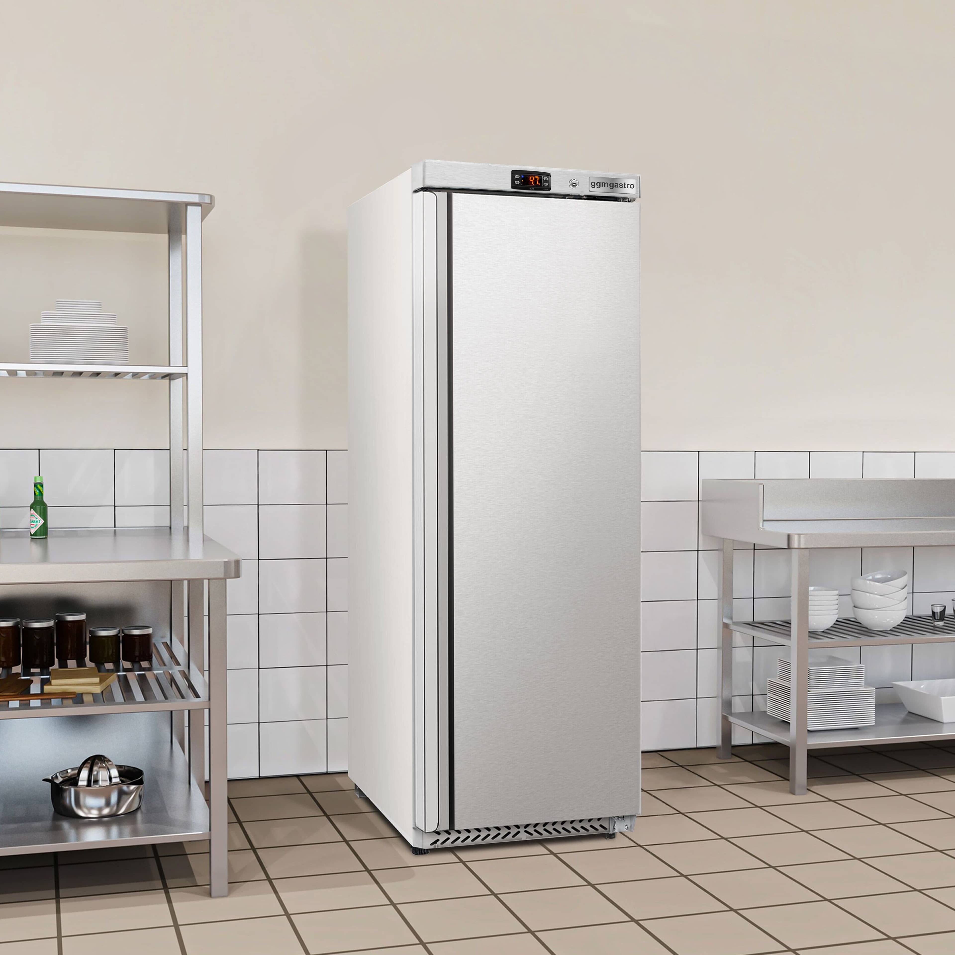 Frigider de depozitare din oțel inoxidabil ECO – 400 de litri – cu o ușă — 13