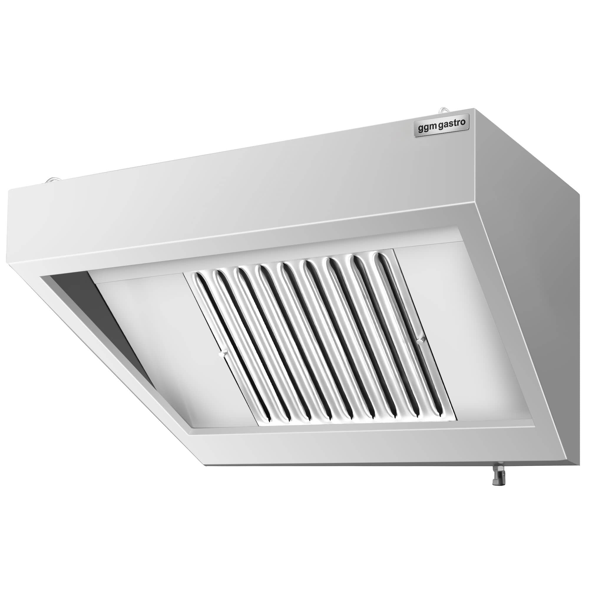 Hotă de perete - Lungime 800 mm - adâncime 700 mm - filtre labirint și iluminare — 5