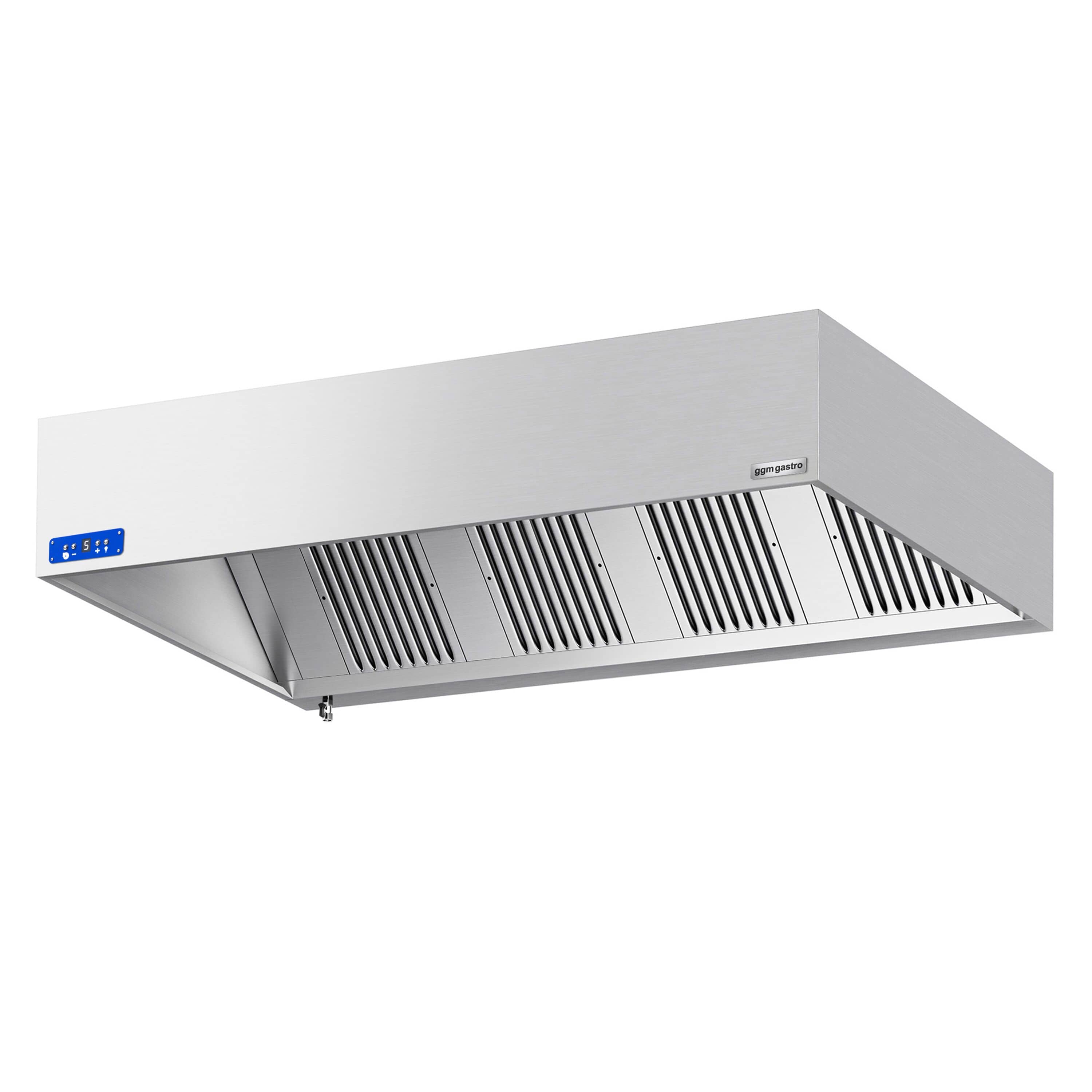 Hotă tip cutie cu motor - 2400 mm - cu regulator de turație, filtre labirint & iluminare LED — 5