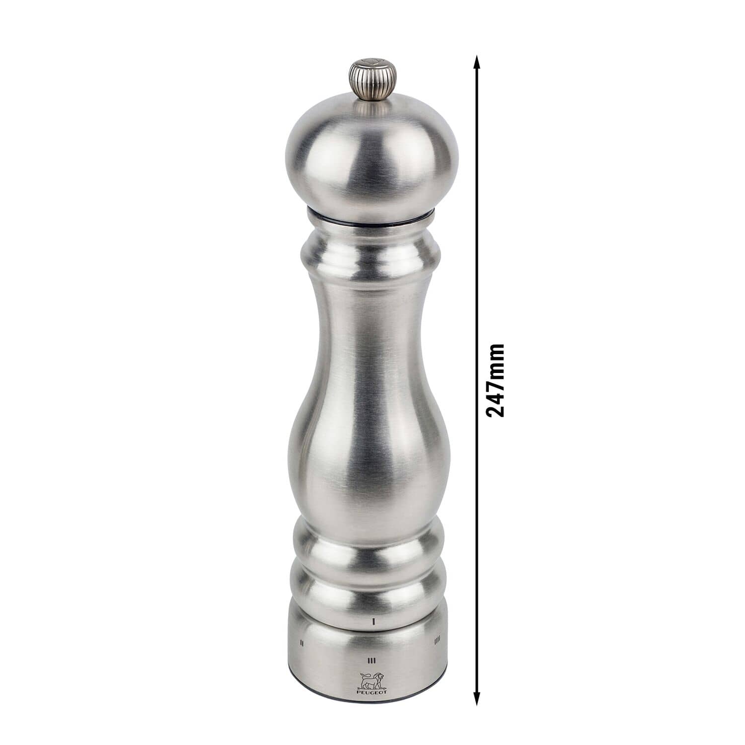 (6 bucăți) PEUGEOT | PARIS CHEF - Râșniță de piper - u'Select - Oțel inoxidabil - Înălțime: 220 mm — 3