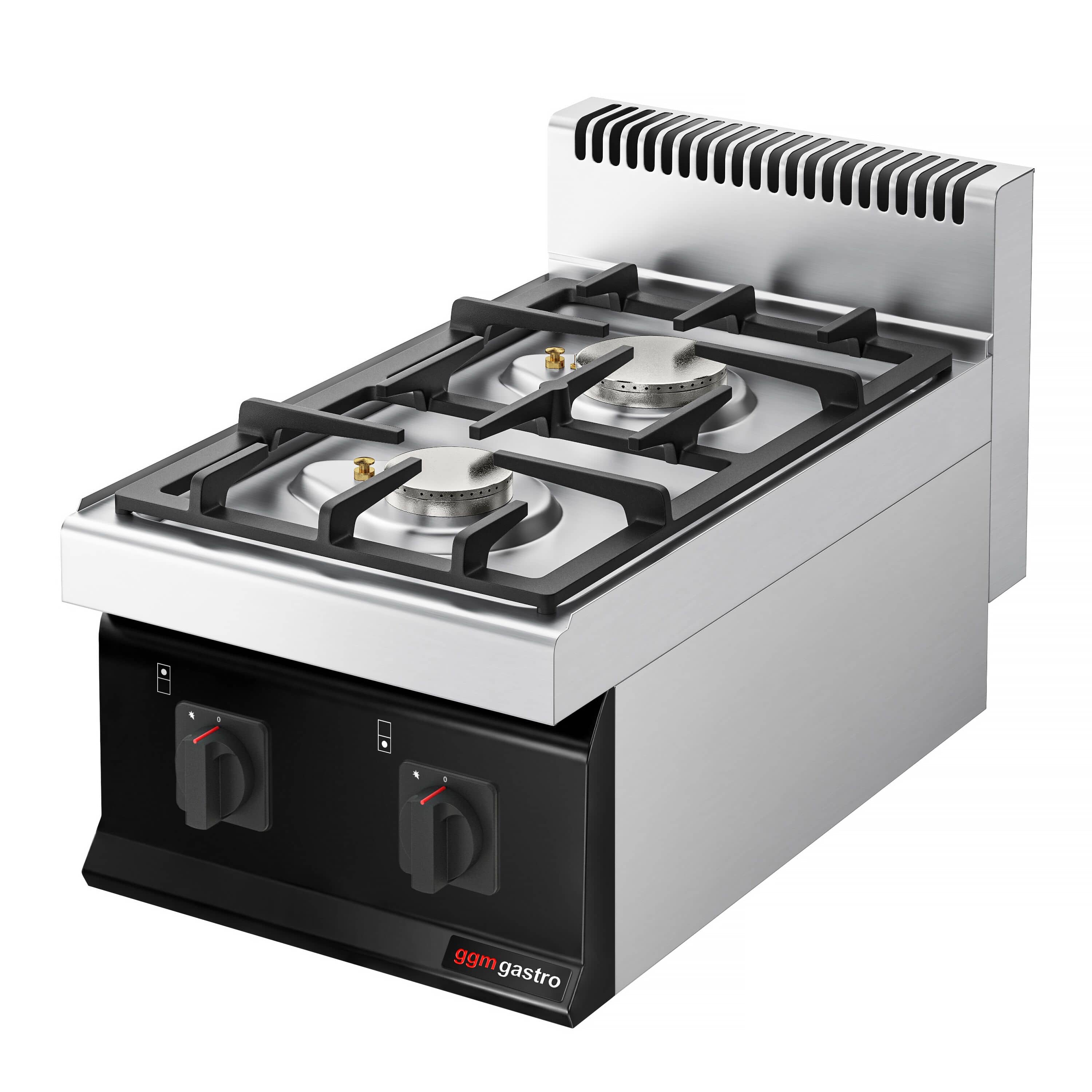 Mașină de gătit / Aragaz profesional pe gaz - seria 700 - 400x700x(H)430 mm - 10 kW - 2 arzătoare — 5