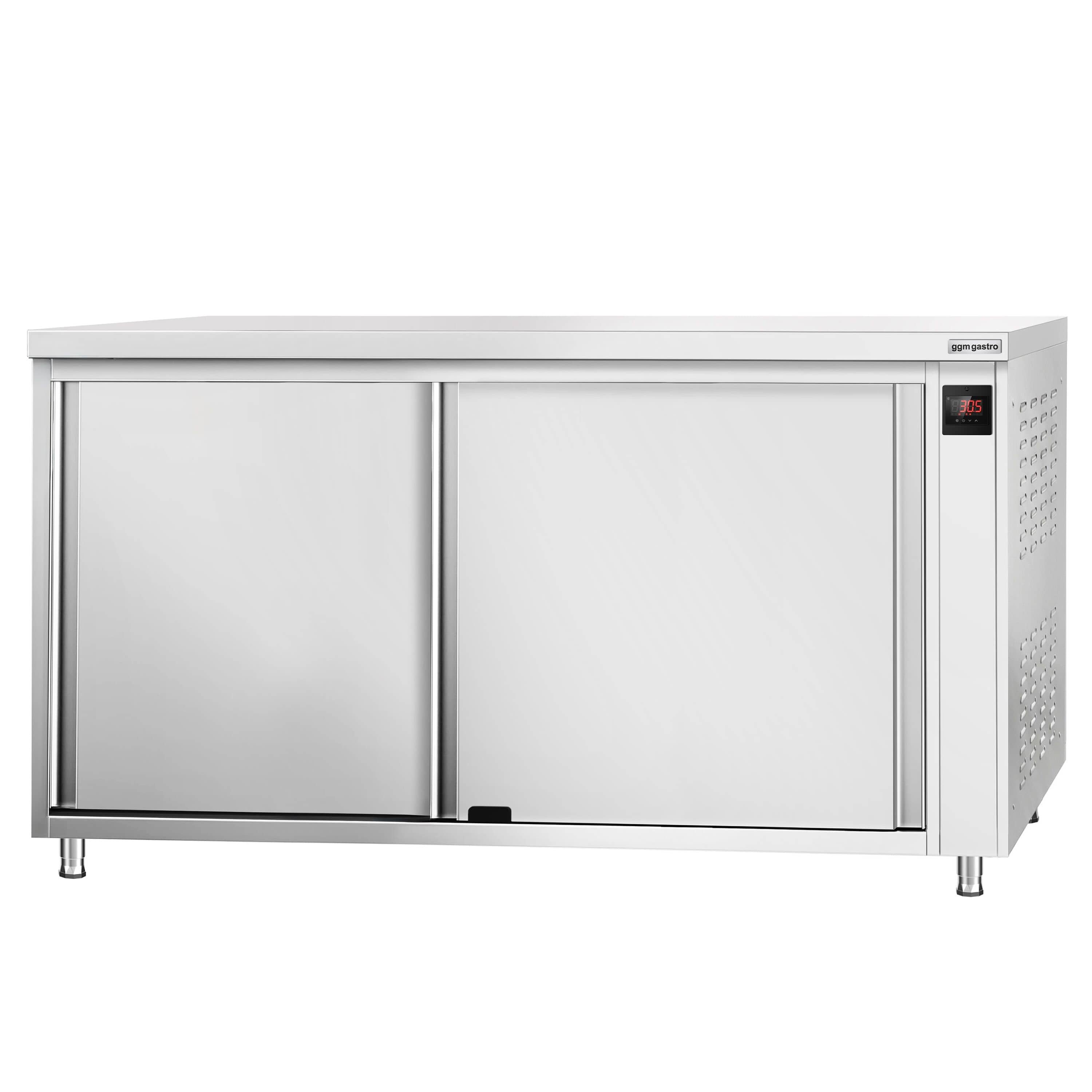 Dulap cald pentru menținerea alimentelor PREMIUM - 2 kW - cu uși glisante & 1 rafturi - 1800x700x870 mm — 6