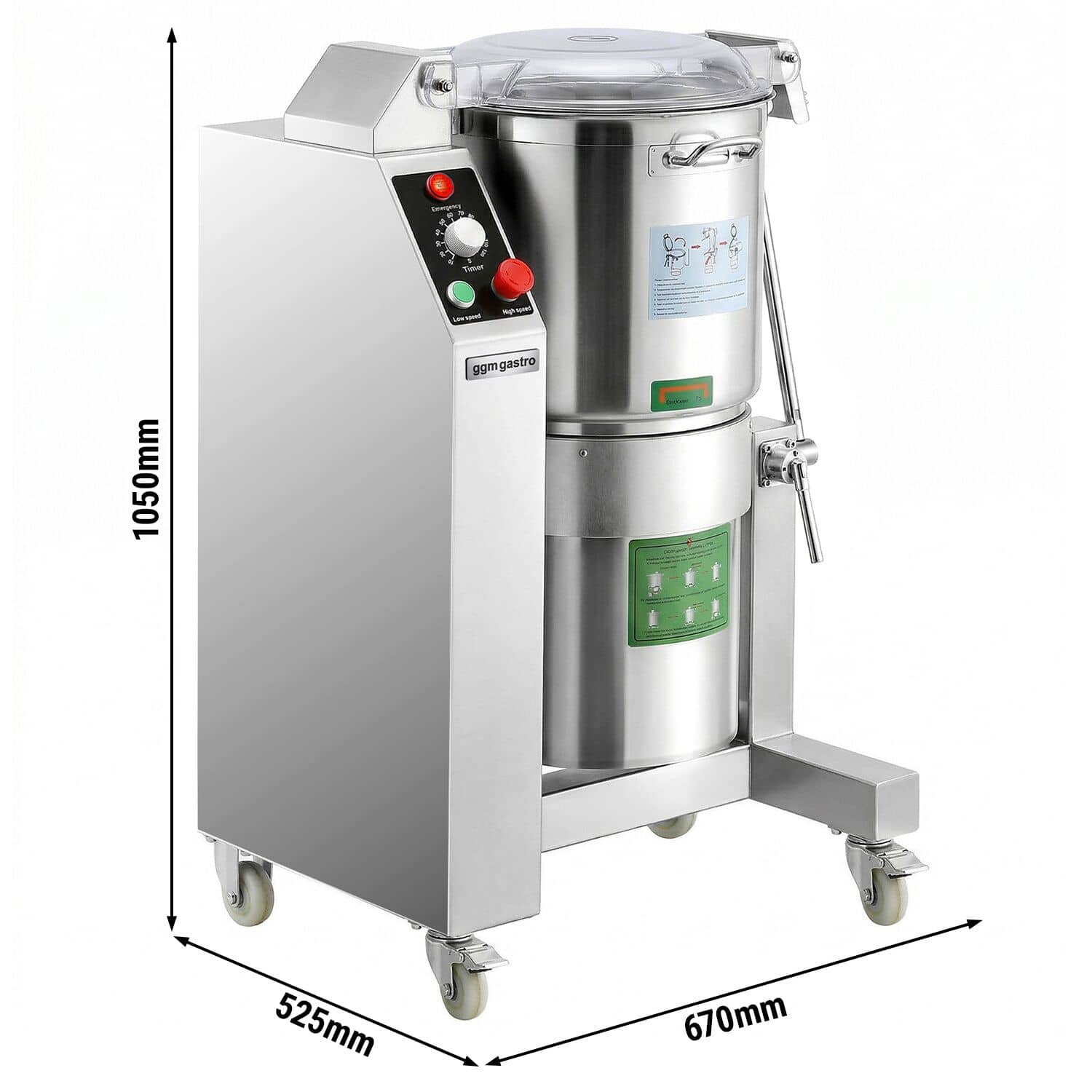 Cutter orizontal - 35 litri - 5,5 kW - 400 V - 1400 rpm — 3