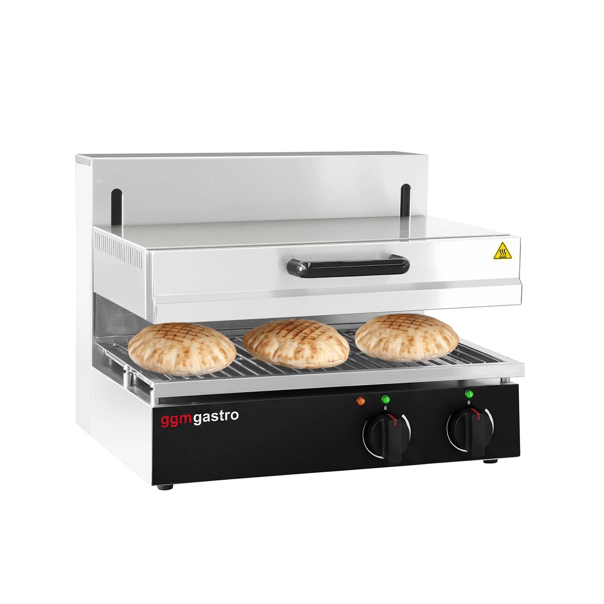 Cuptor electric Pita / Salamandră cu ridicare SPEZIAL - 4,6 kW - 230 V - Elemente de încălzire reglabile pe înălțime — 2