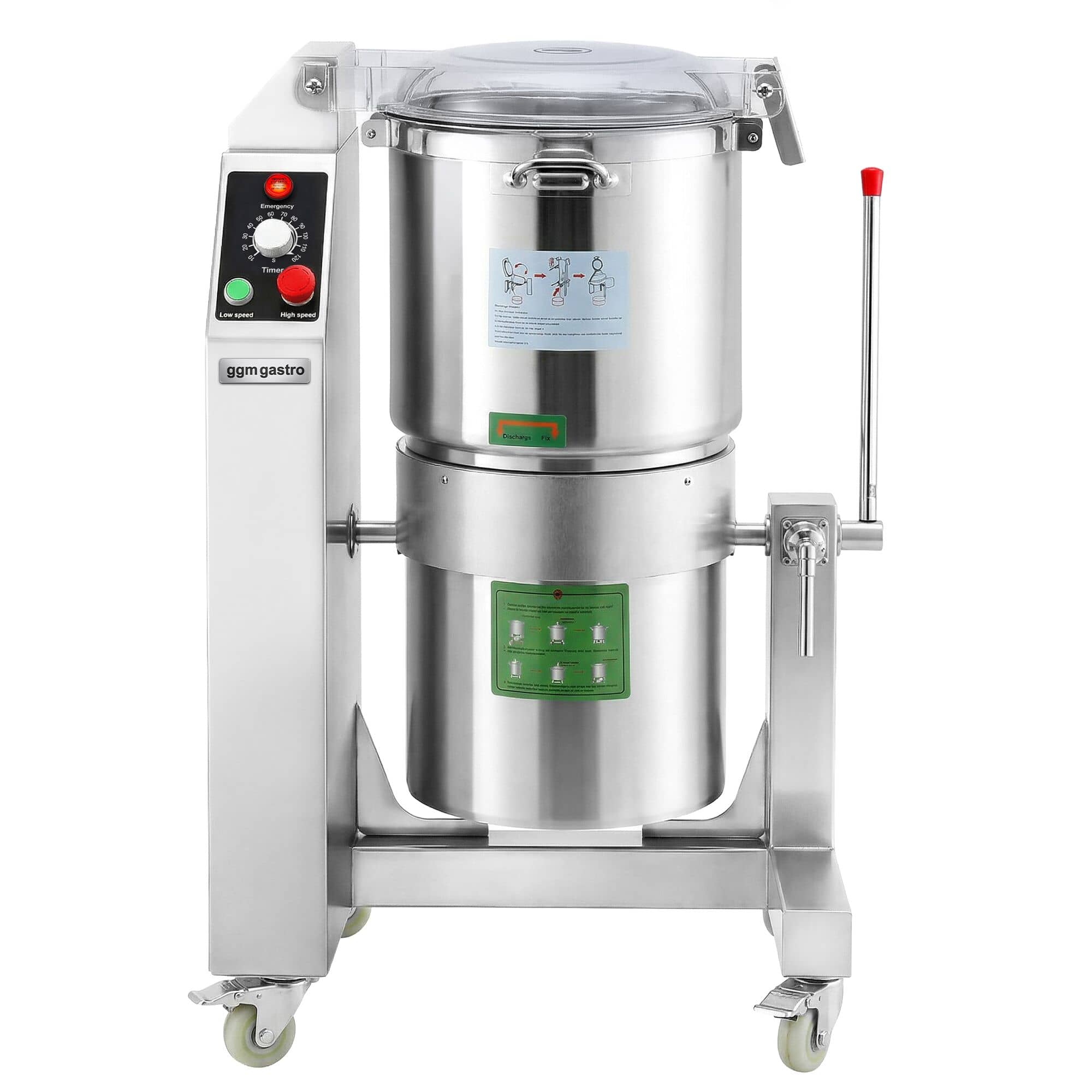 Cutter orizontal - 35 litri - 5,5 kW - 400 V - 1400 rpm — 4