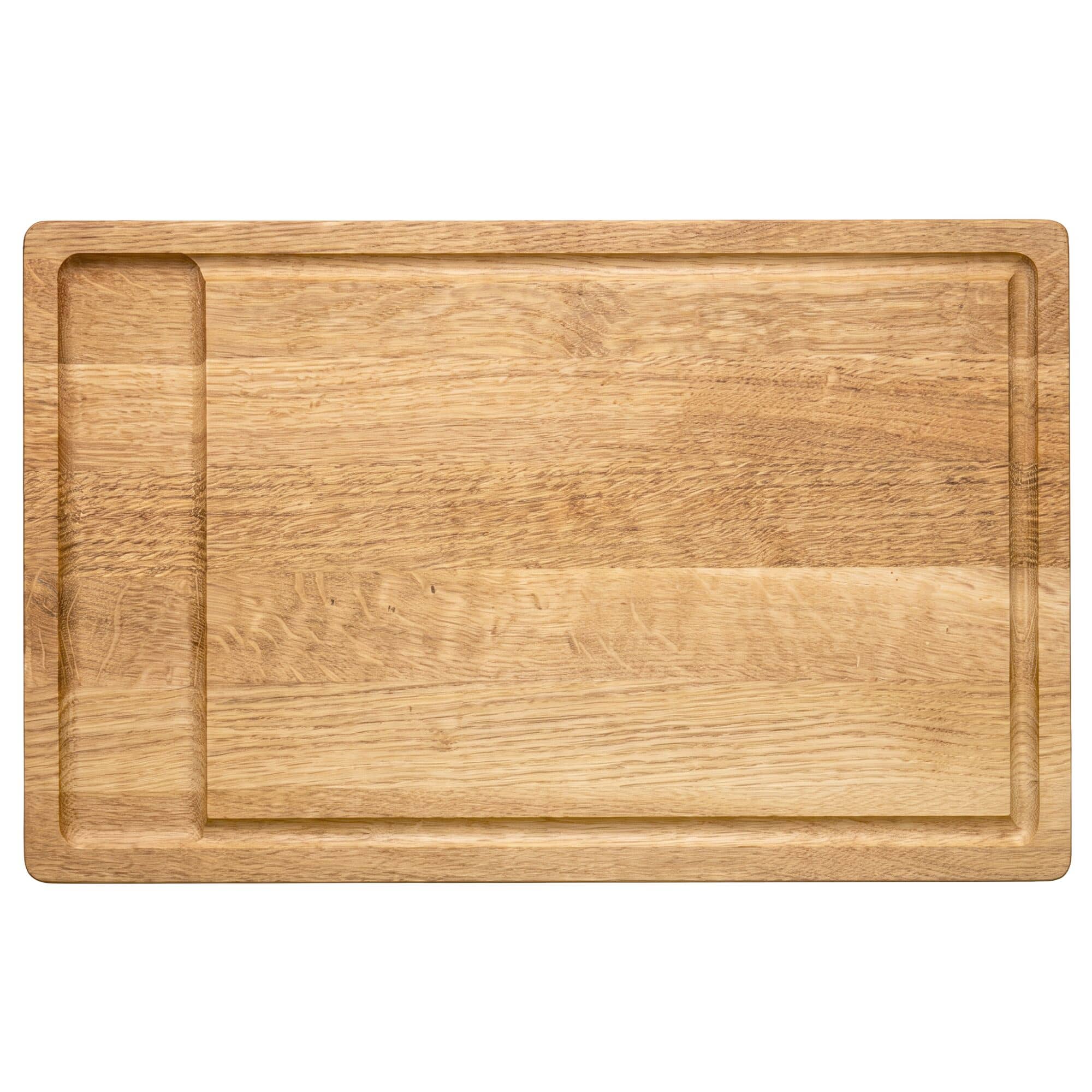 (3 bucăți) Tocător de lemn de stejar – 450x280x20 mm — 4