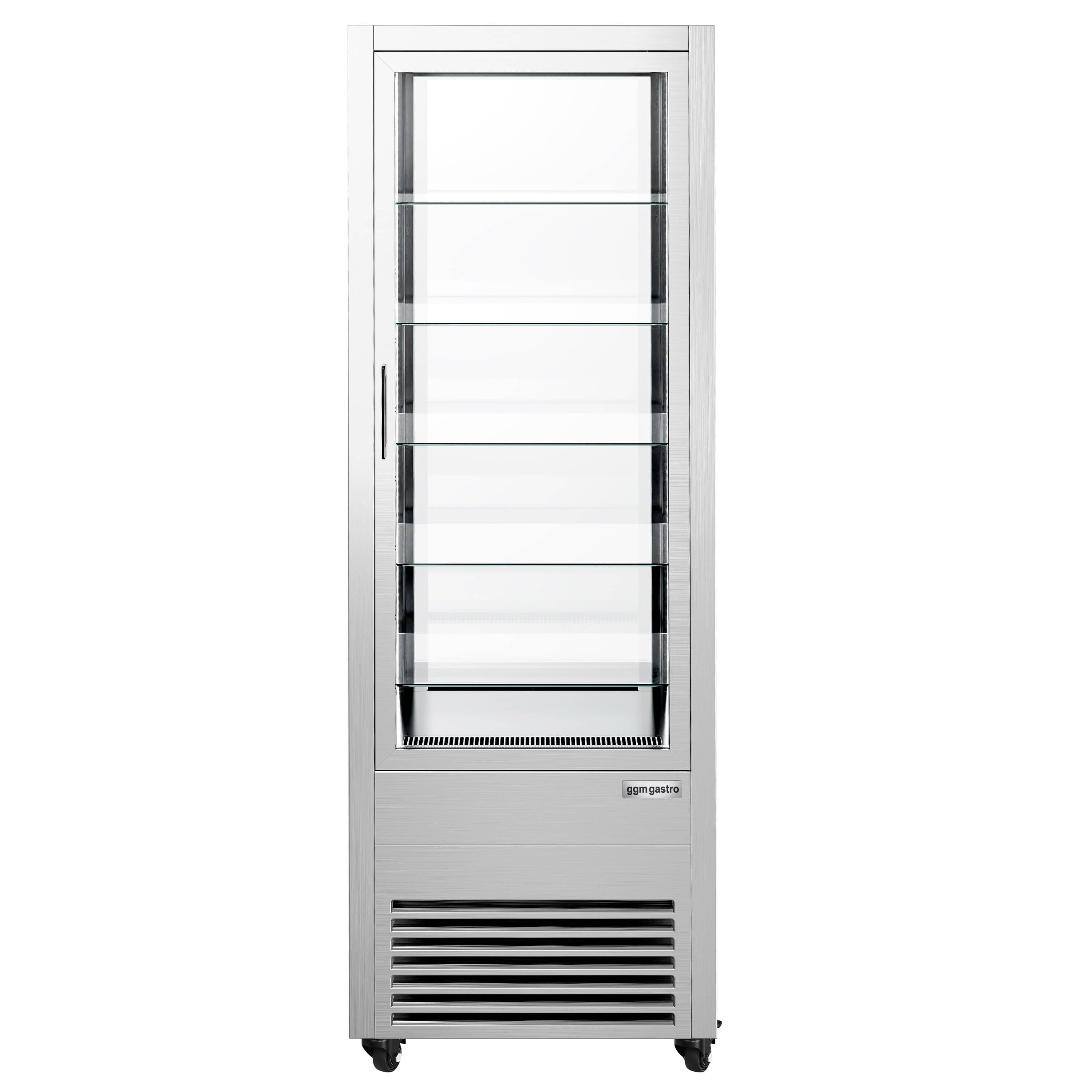 Vitrină panoramică – expunere generală verticală - 440 litri - 675 mm - 2 uși din sticlă - geam drept - cu 5 rafturi - iluminare LED — 5
