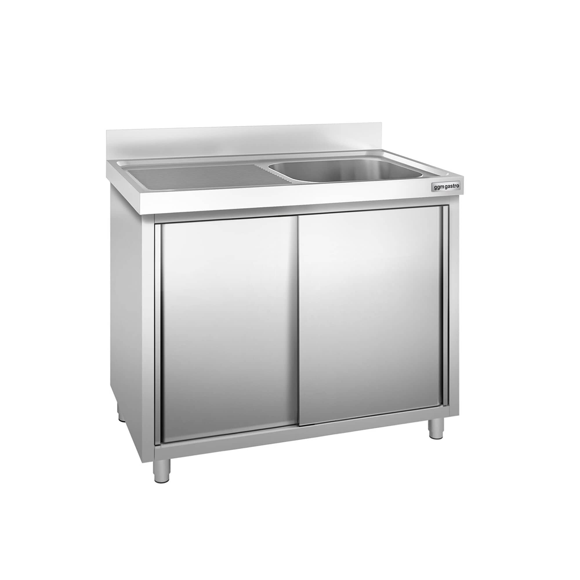 Chiuvetă tip dulap PREMIUM – 1000 x 600 mm – cu o cuvă pe partea dreaptă — 2