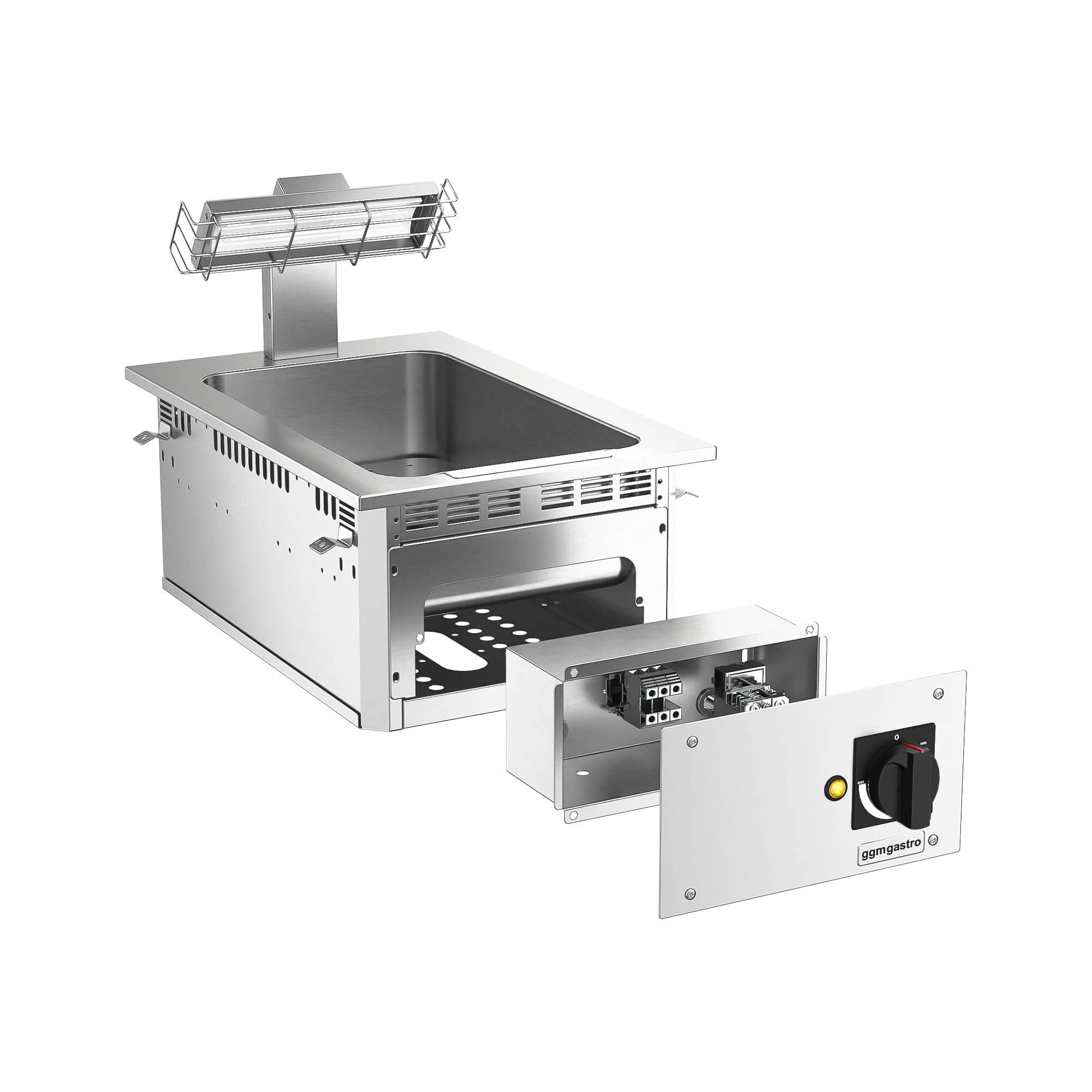 Încălzitor electric de cartofi prăjiți incorporabil- 1 kW - 1x GN 1/1 — 2