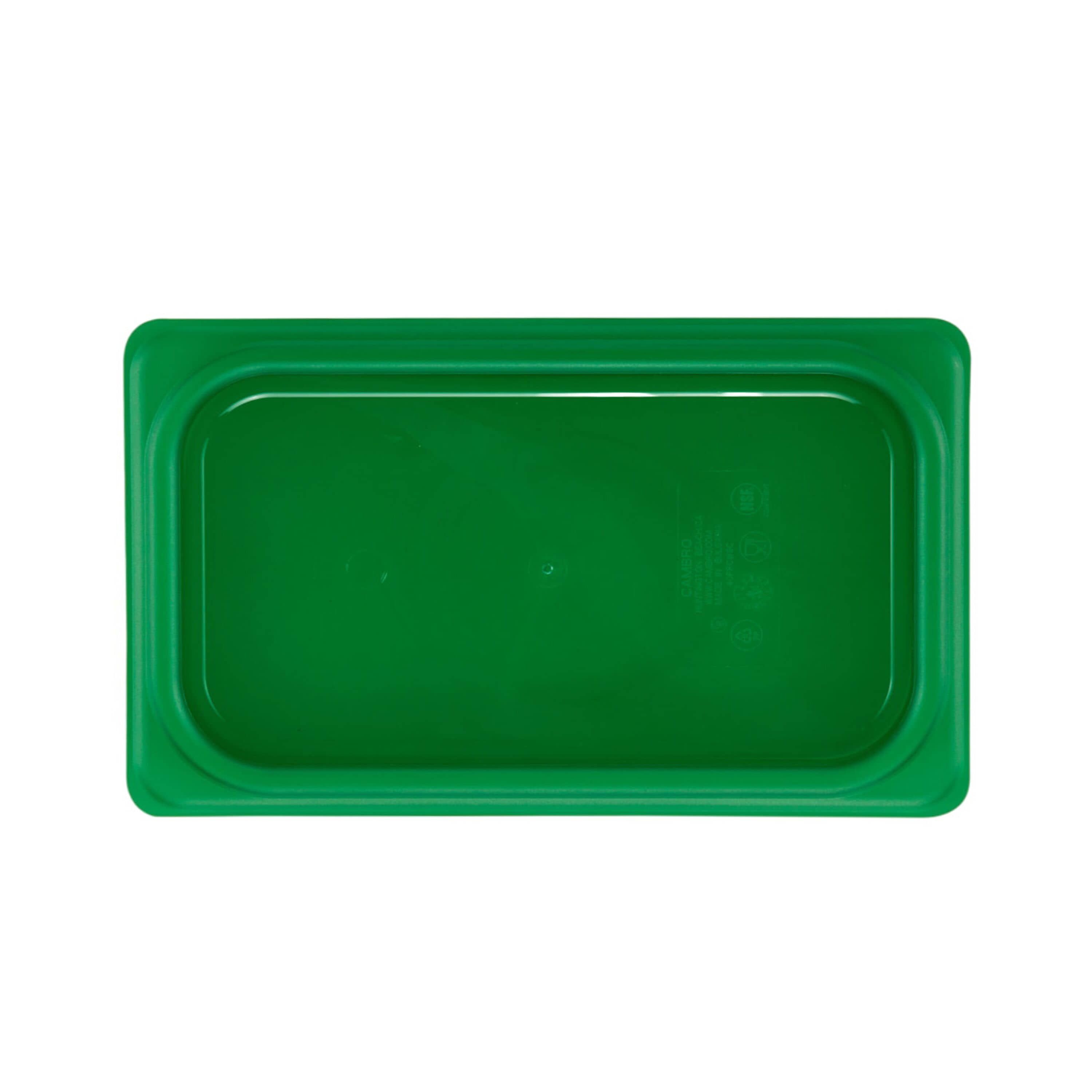 (6 bucăți) CAMBRO | SafeTrak - Capac din polipropilenă GN 1/4 - Verde — 5