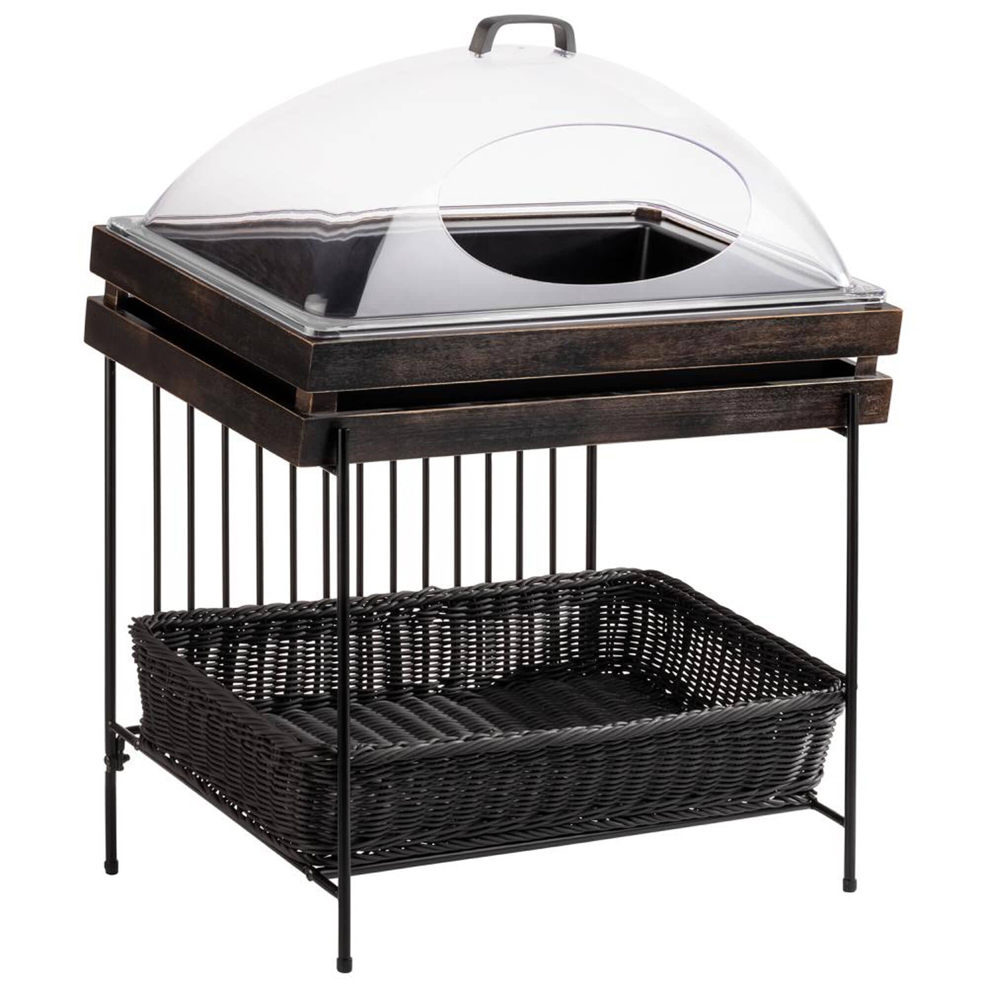 Raft pentru bufet – structură metalică – înălțime: 480 mm – compatibil cu cutiile Superbox GN 1/1 și GN 1/2 — 5