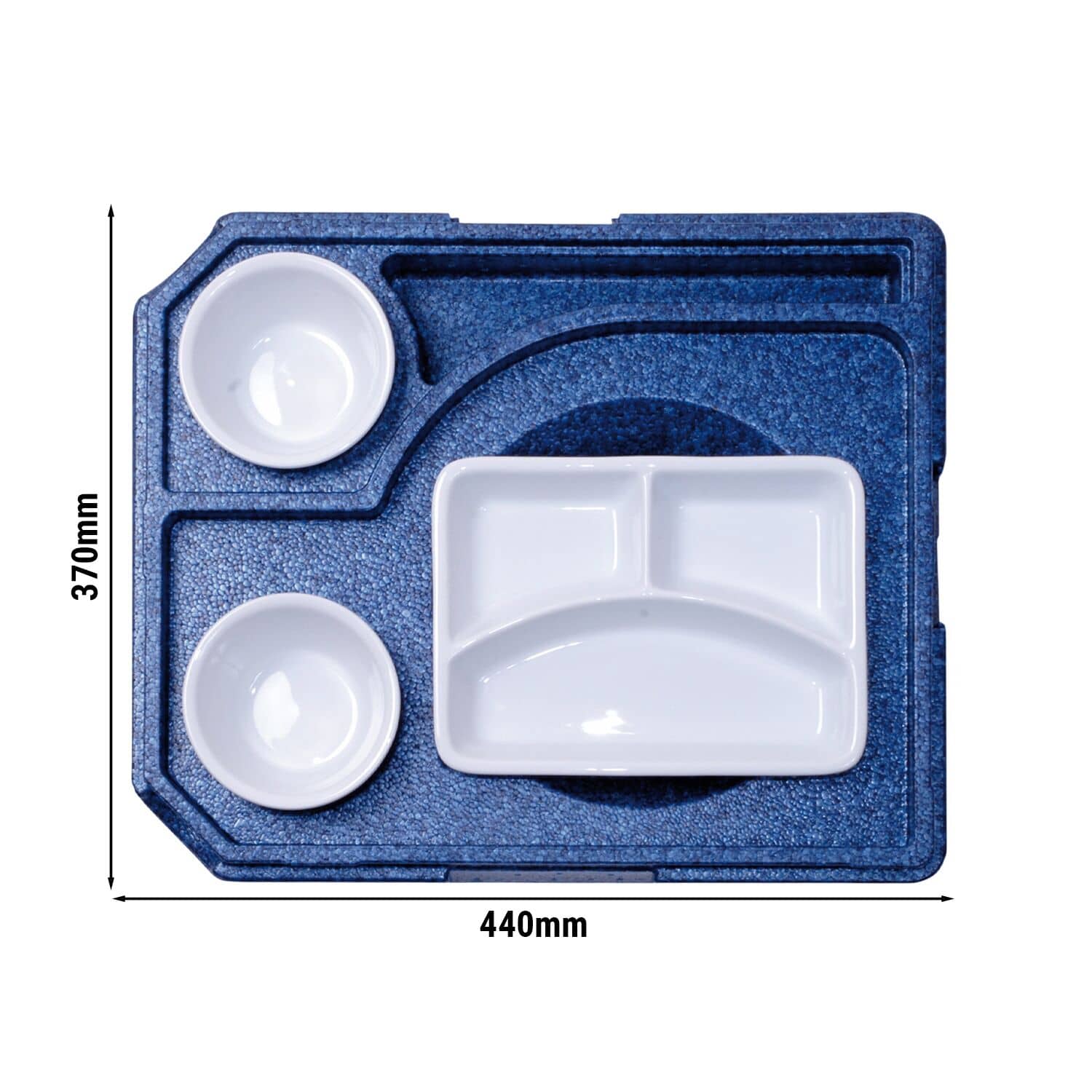 (10 bucăți) THERMO FUTURE BOX | Thermobox DINNER +2 - Albastru — 3