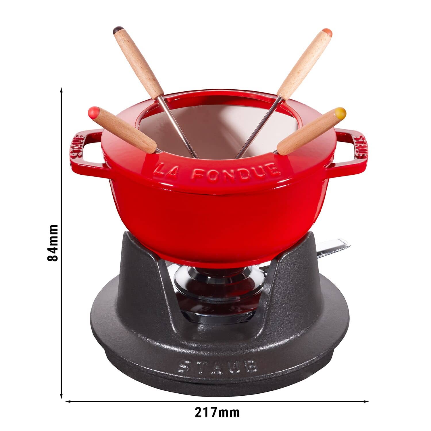 STAUB | SPECIALITIES - Set Fondue - Ø 160mm - Fontă - Roșu cireș — 3