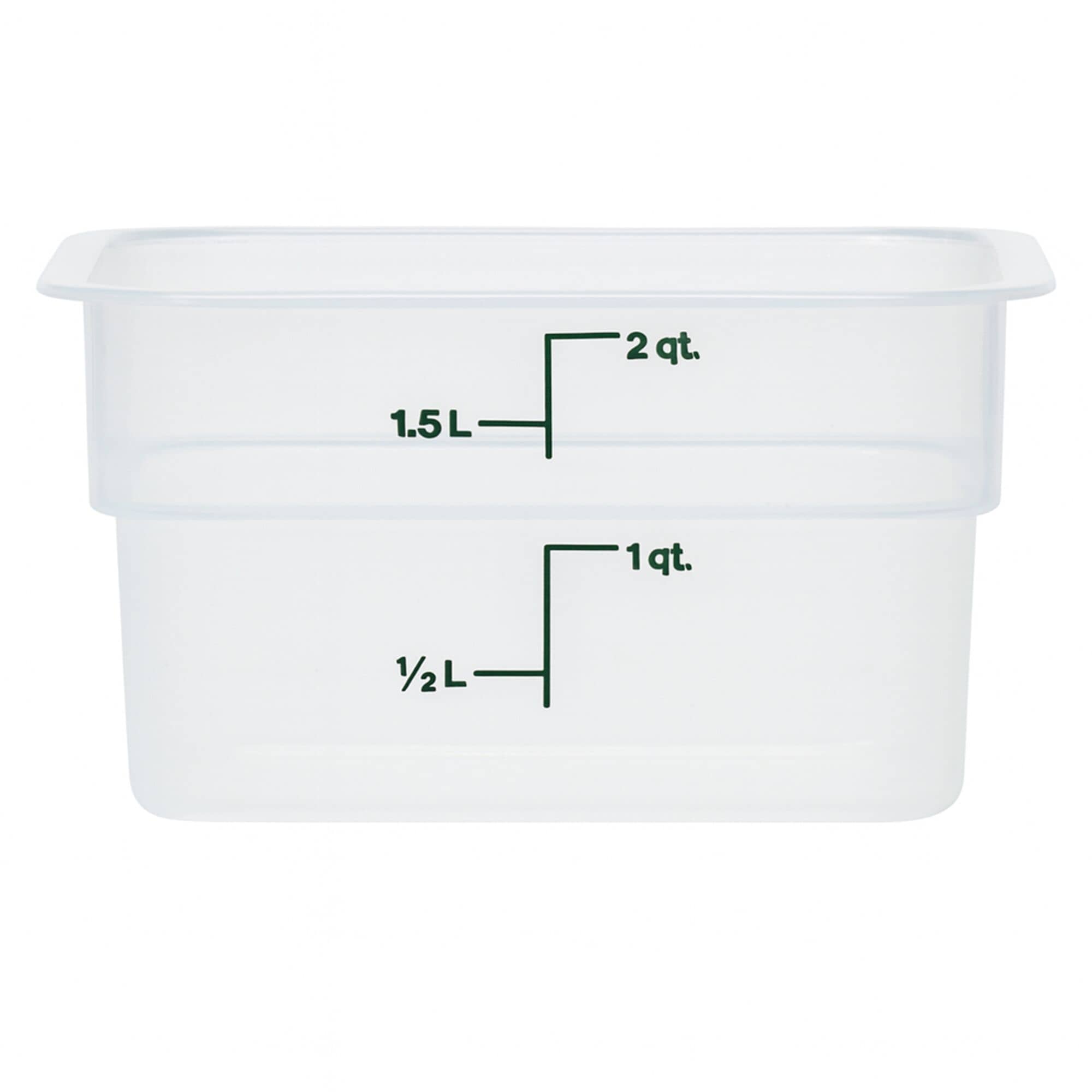 (6 bucăți) CAMBRO | CAMSQUARES® - Recipient - 1.9 litri - Transparent — 4