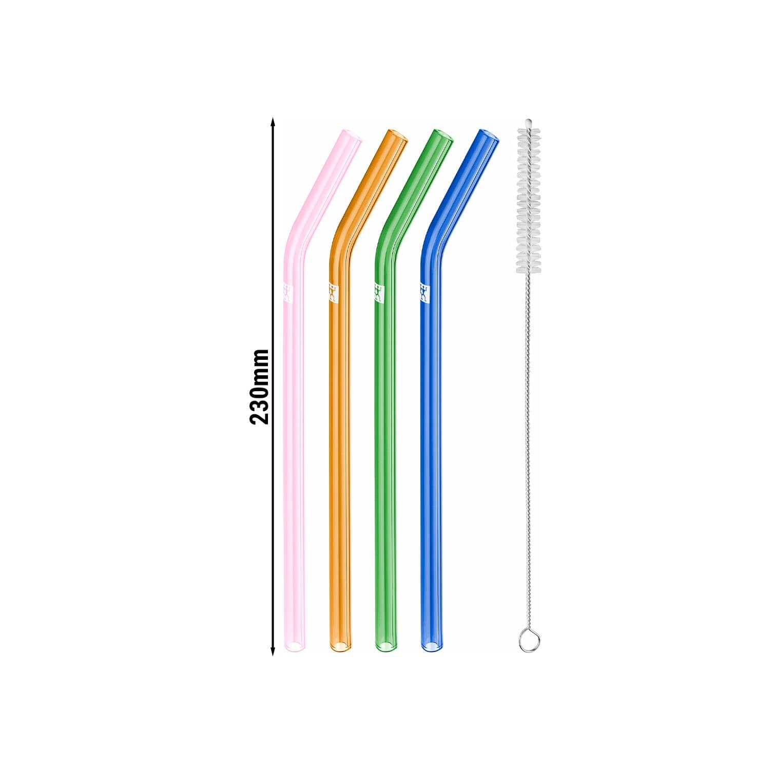ZWILLING | SORRENTO - Paie din sticlă - curbate - colorate — 3