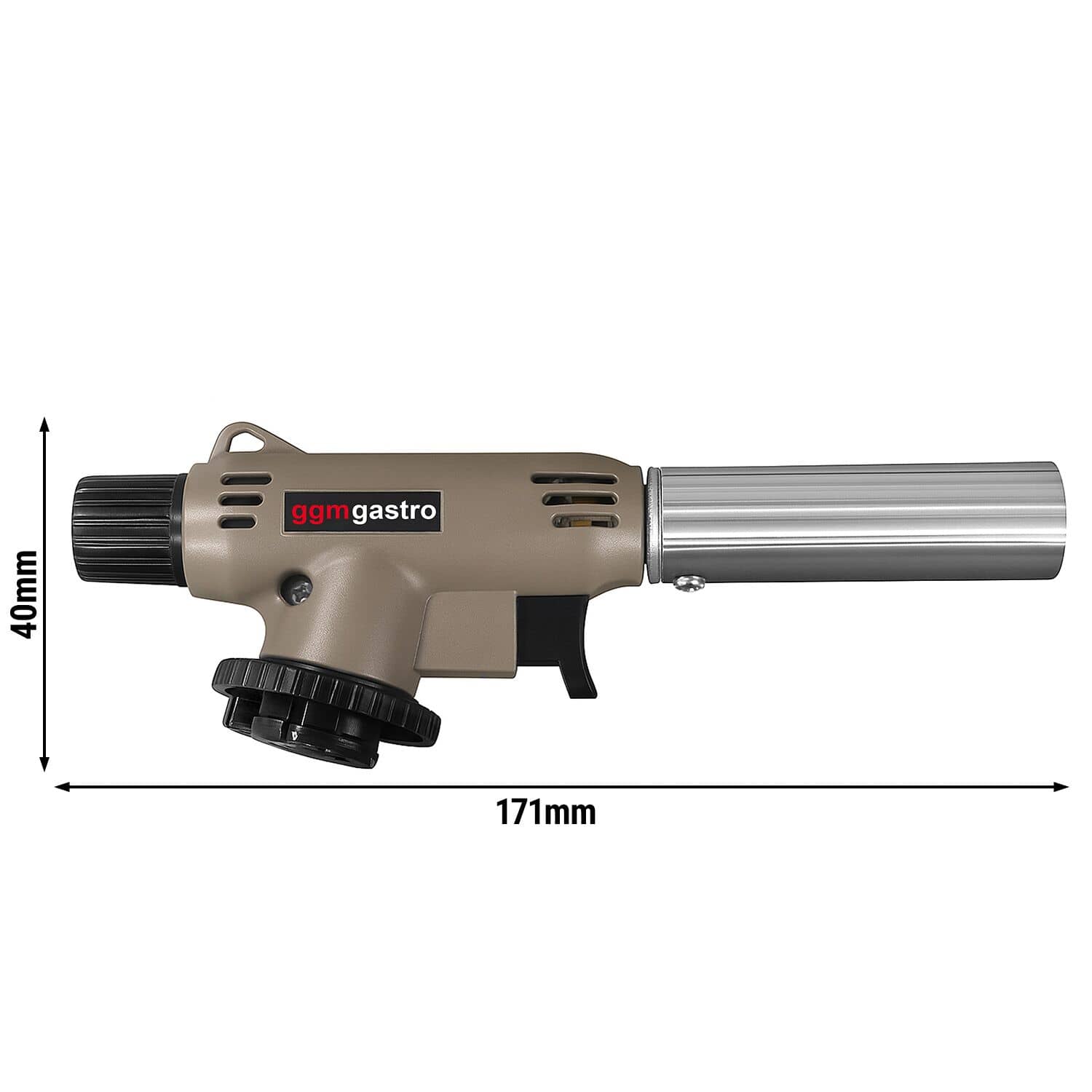 Arzător de bucătărie pentru flambare - Flacără reglabilă - Gri — 3