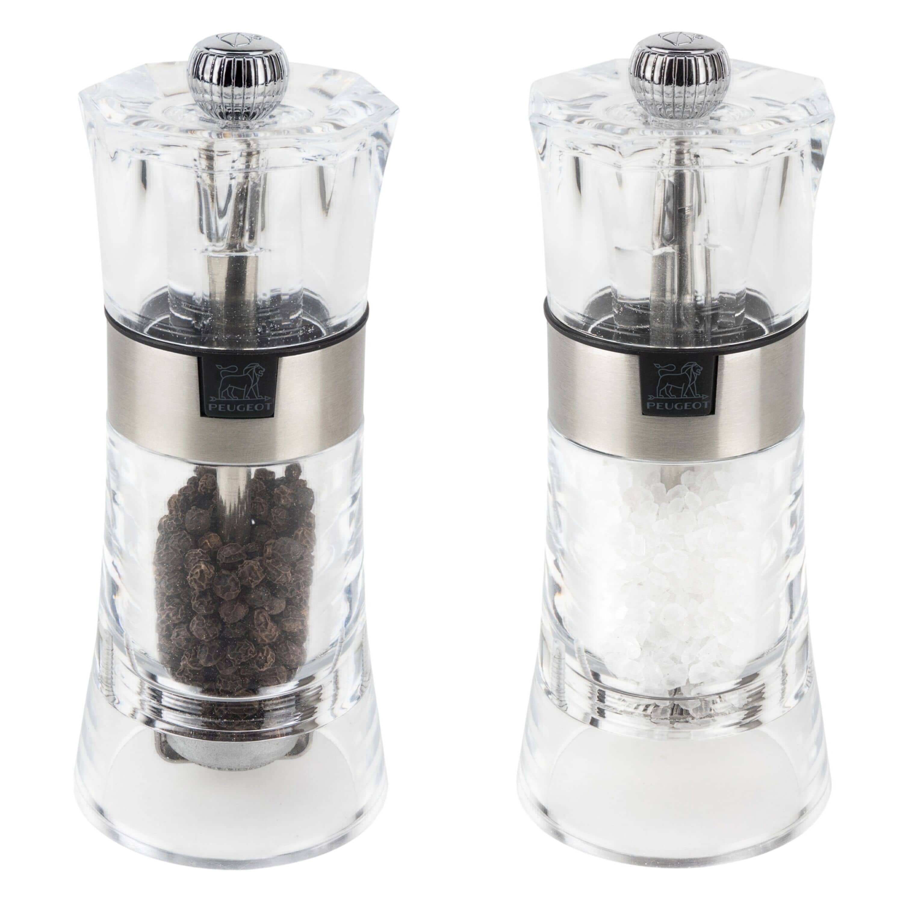 (6 bucăți) PEUGEOT | OSLO - Râșniță pentru sare și piper - Acril - Înălțime: 140 mm — 4