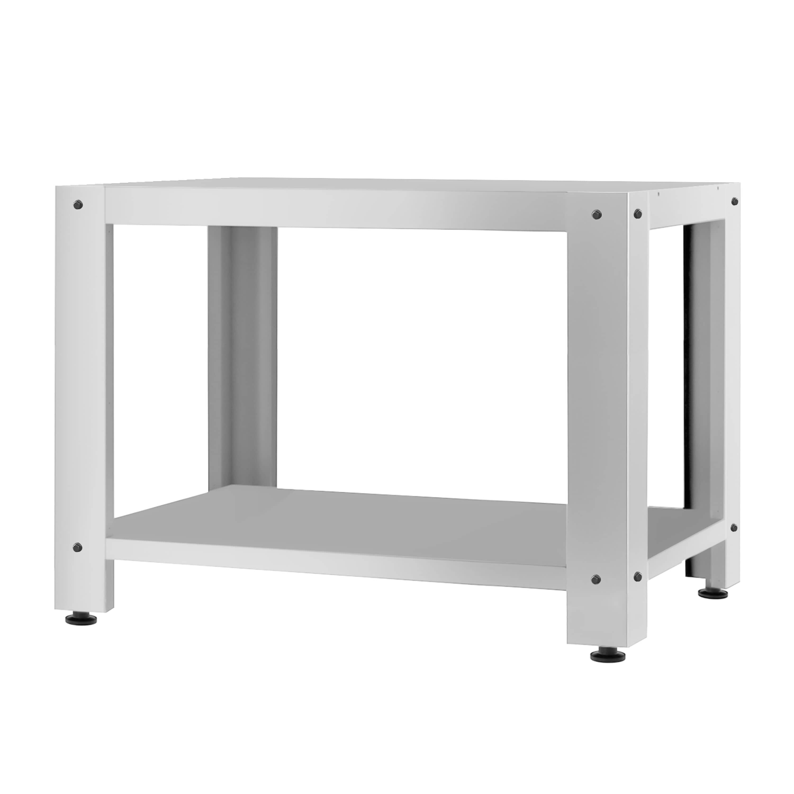 Cuptor pizza electric (vatră din șamotă) - 1110x940x1255 mm - 4 x Ø 34 cm - până la 450 °C - Control manual (analogic) - incl. Cadru inferior — 4