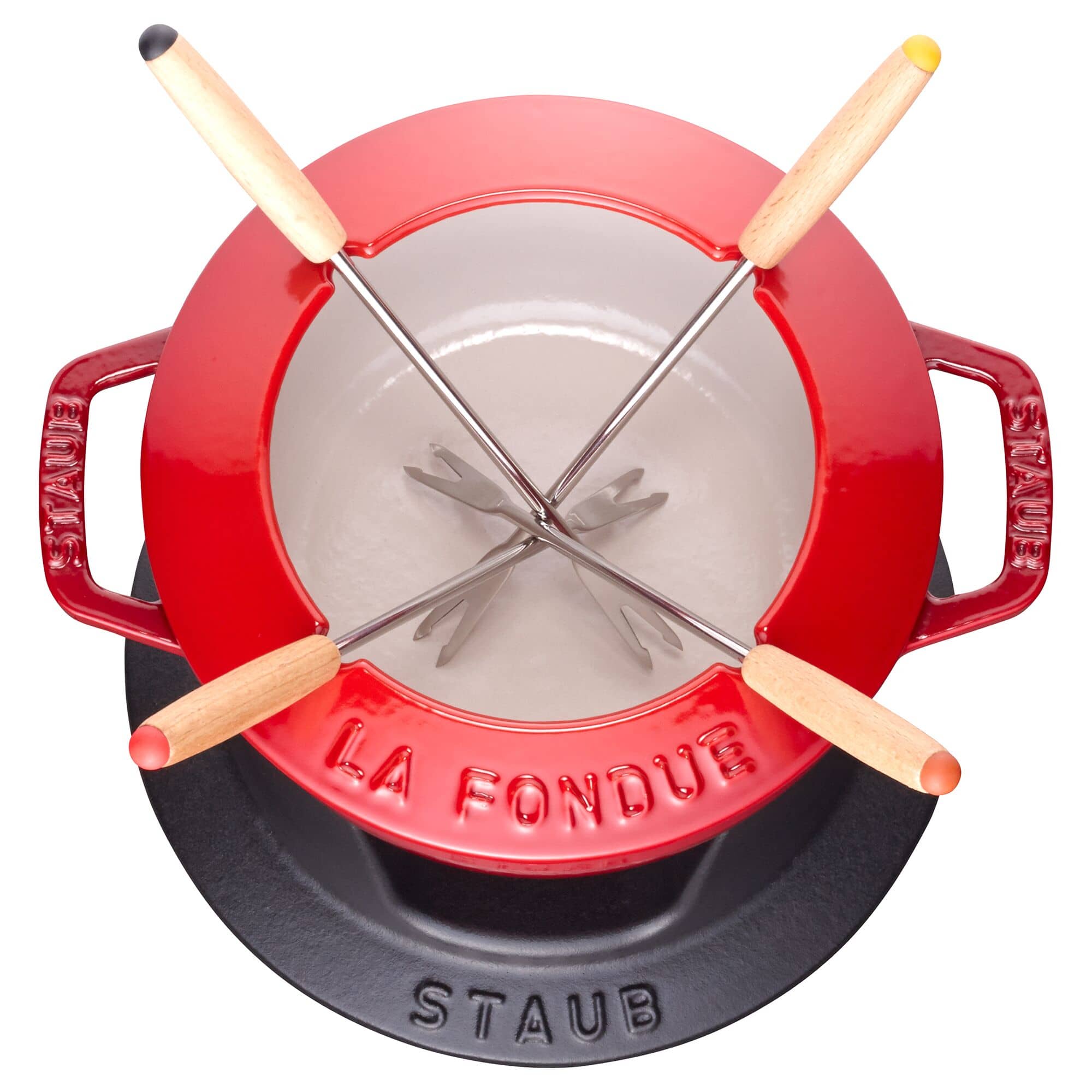 STAUB | SPECIALITIES - Set Fondue - Ø 160mm - Fontă - Roșu cireș — 4