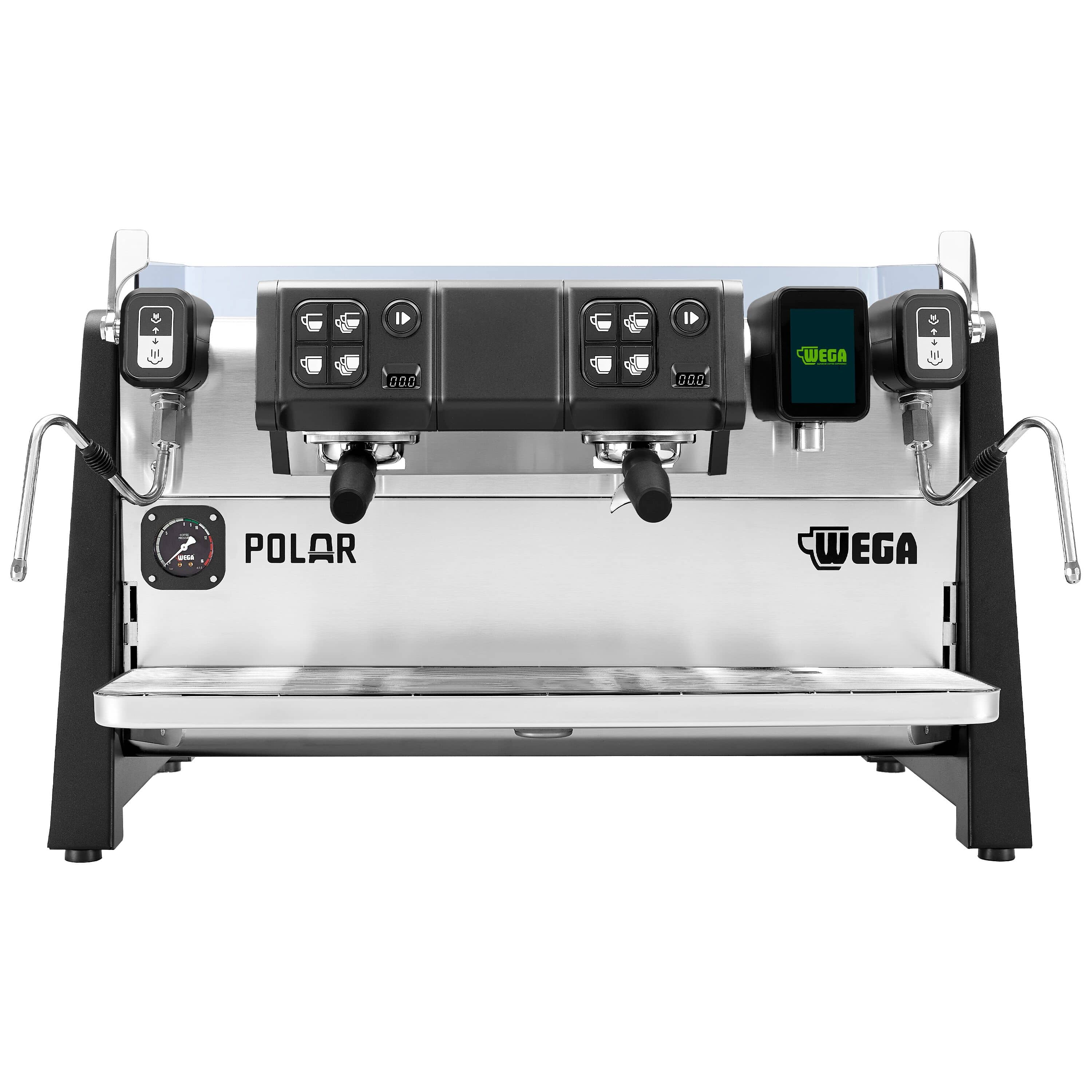 WEGA | Polar - Espressor - 2 grupuri - 5,2 kW - cu contor de doze - ecran tactil - oțel inoxidabil — 4