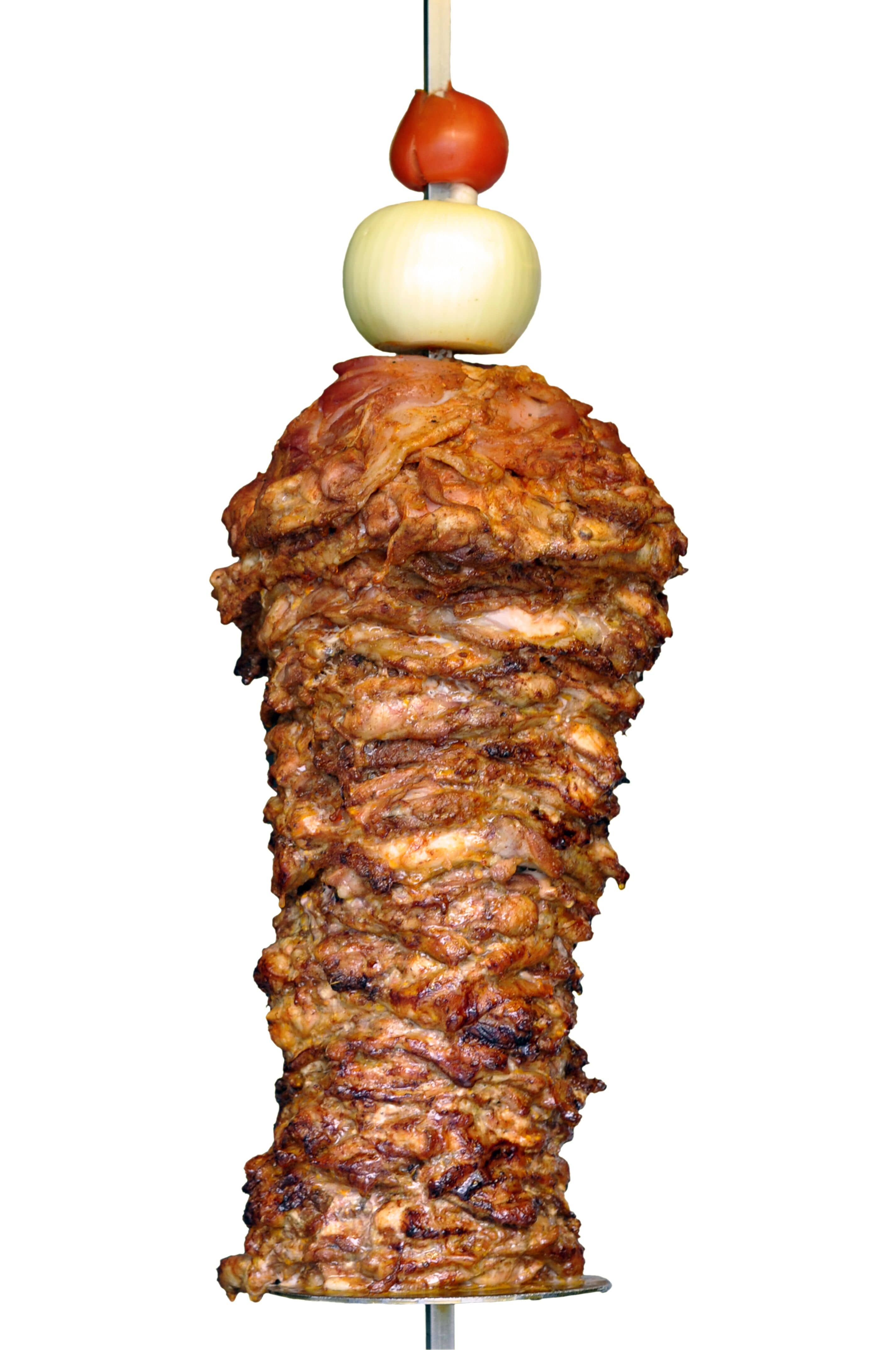 Țepușa pentru grătar de gyros/döner cu 4 arzătoare și motor în partea de jos — 5