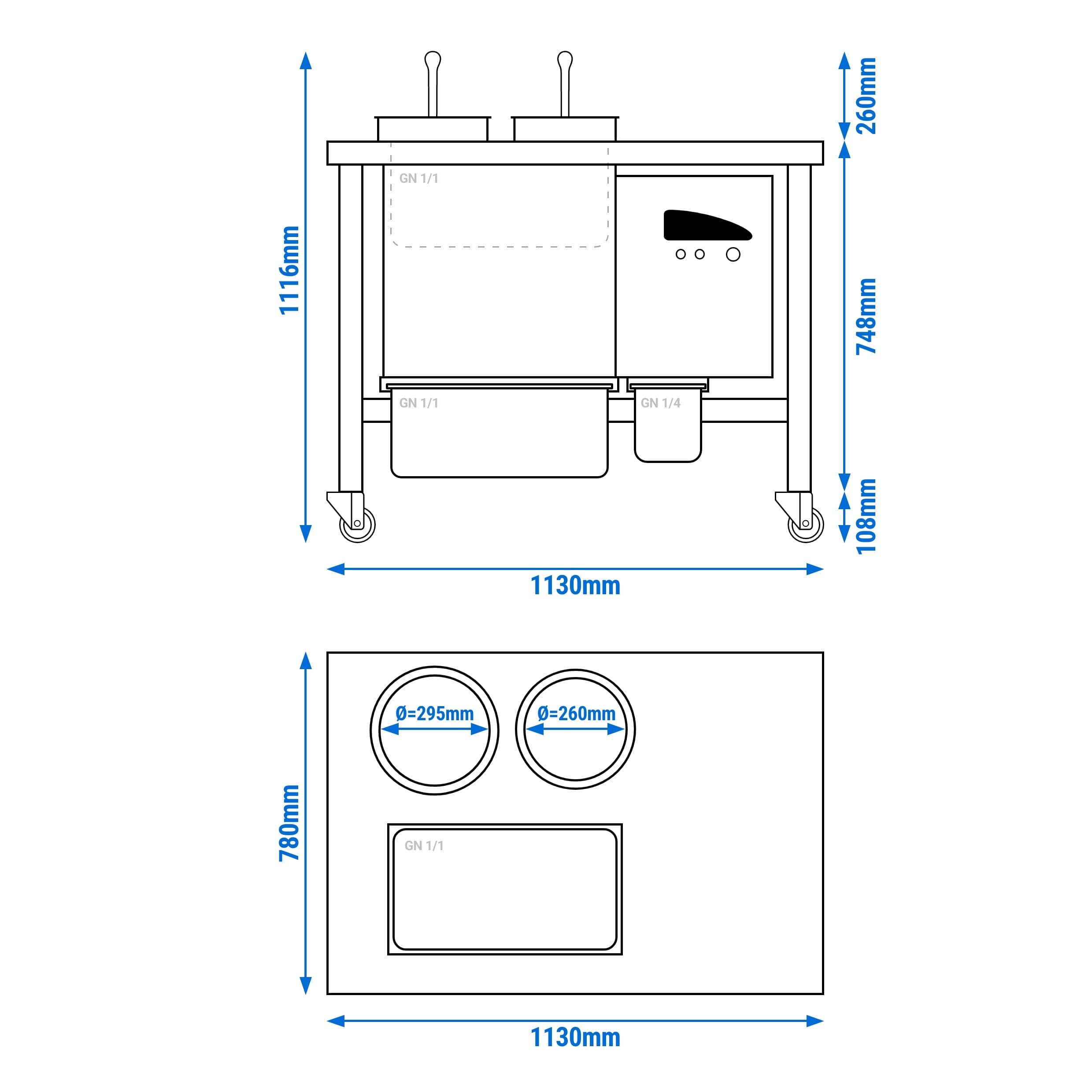 Stație de panare pentru pui – 1130 mm – 5 kg/min — 13