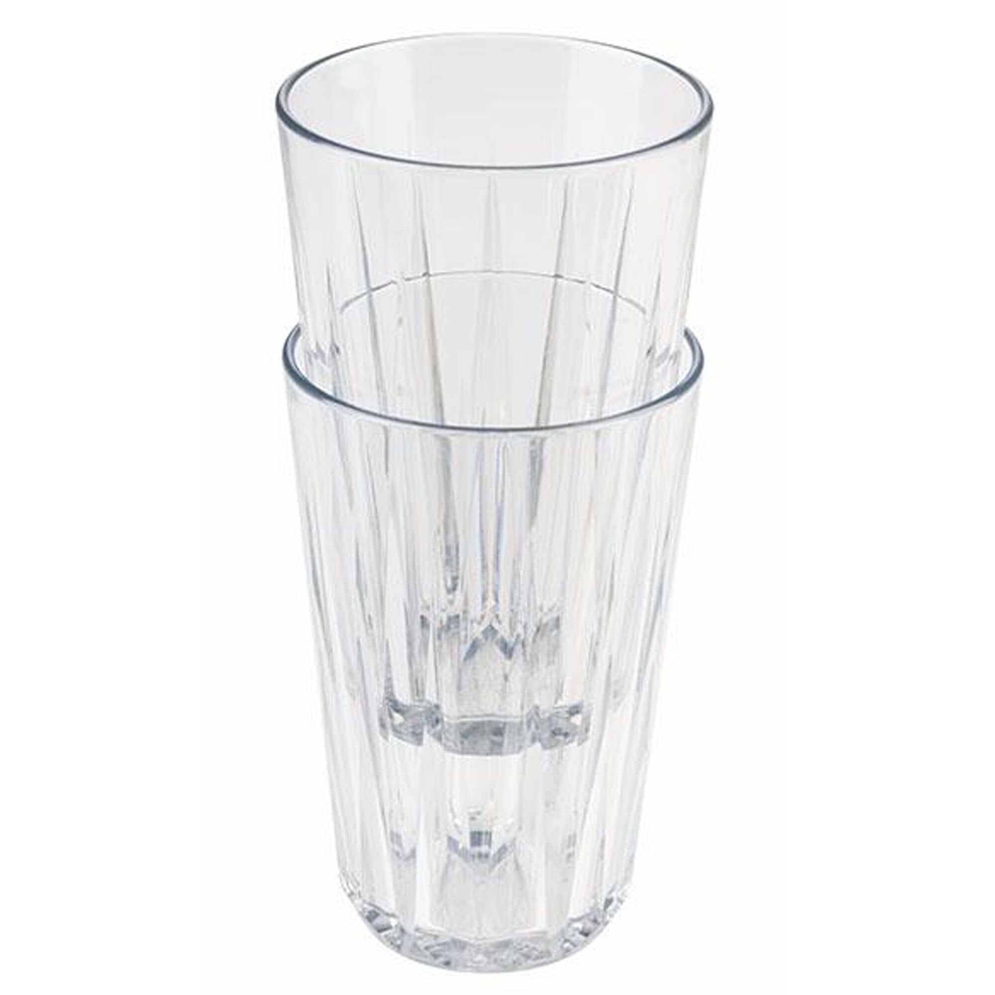 (48 buc) CRYSTAL - Cană de cafea - 300 ml - Transparent - stivuibilă — 6