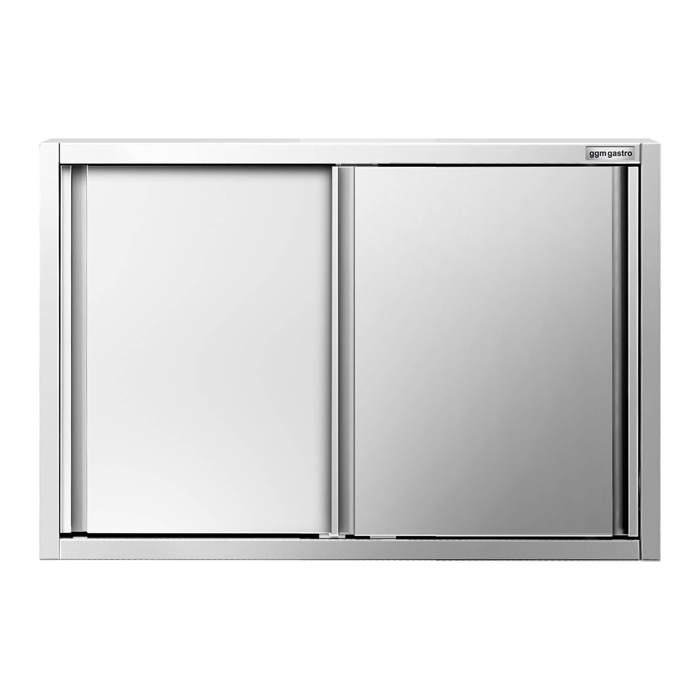 Dulap de perete din oțel inoxidabil PREMIUM - 1200x400 mm - cu uși glisante - 800 mm înălțime — 5