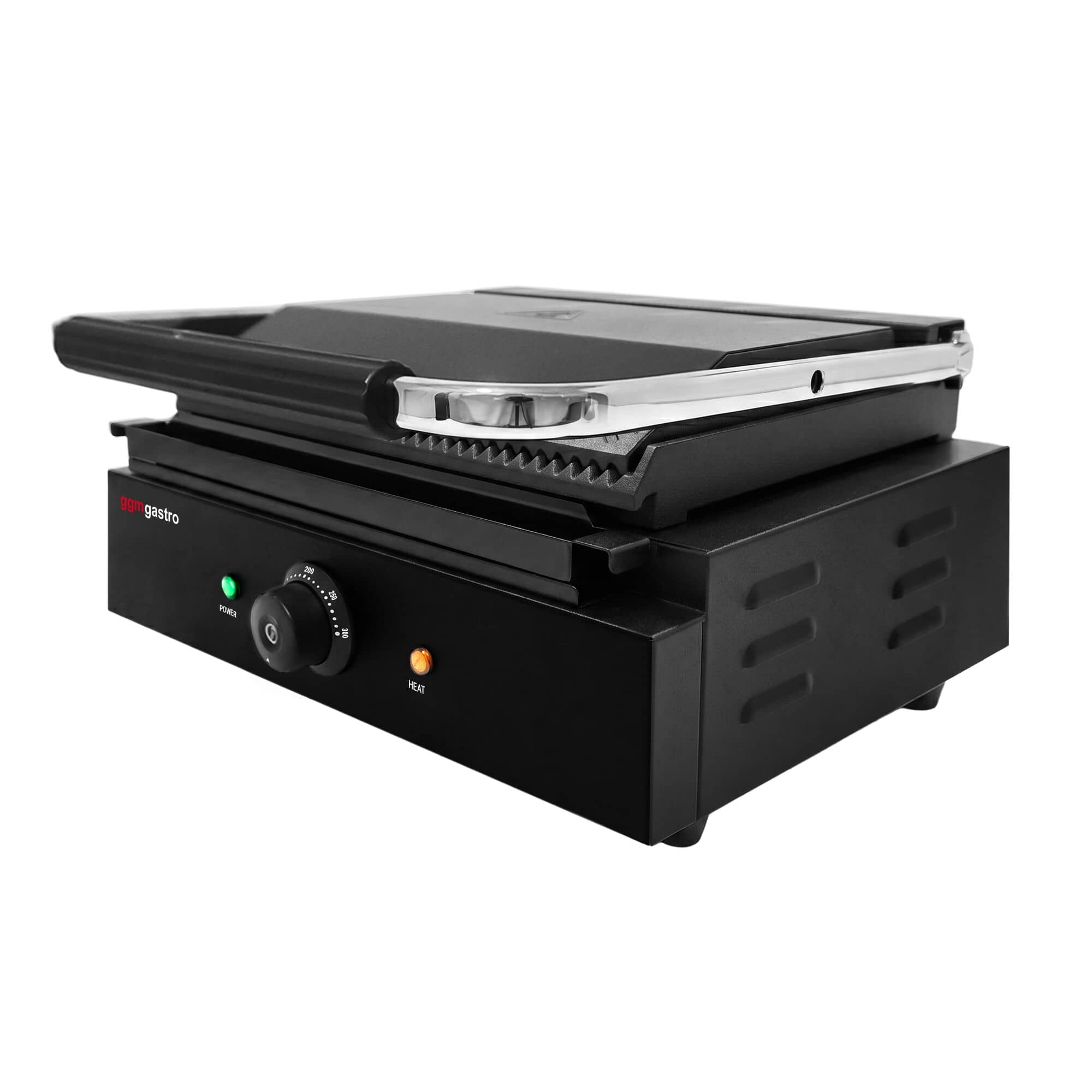 Contact grill / Grătar pentru hamburgeri - 2,2 kW - grătar sus și jos - Suprafață de grătar: 345 x 235 mm — 6
