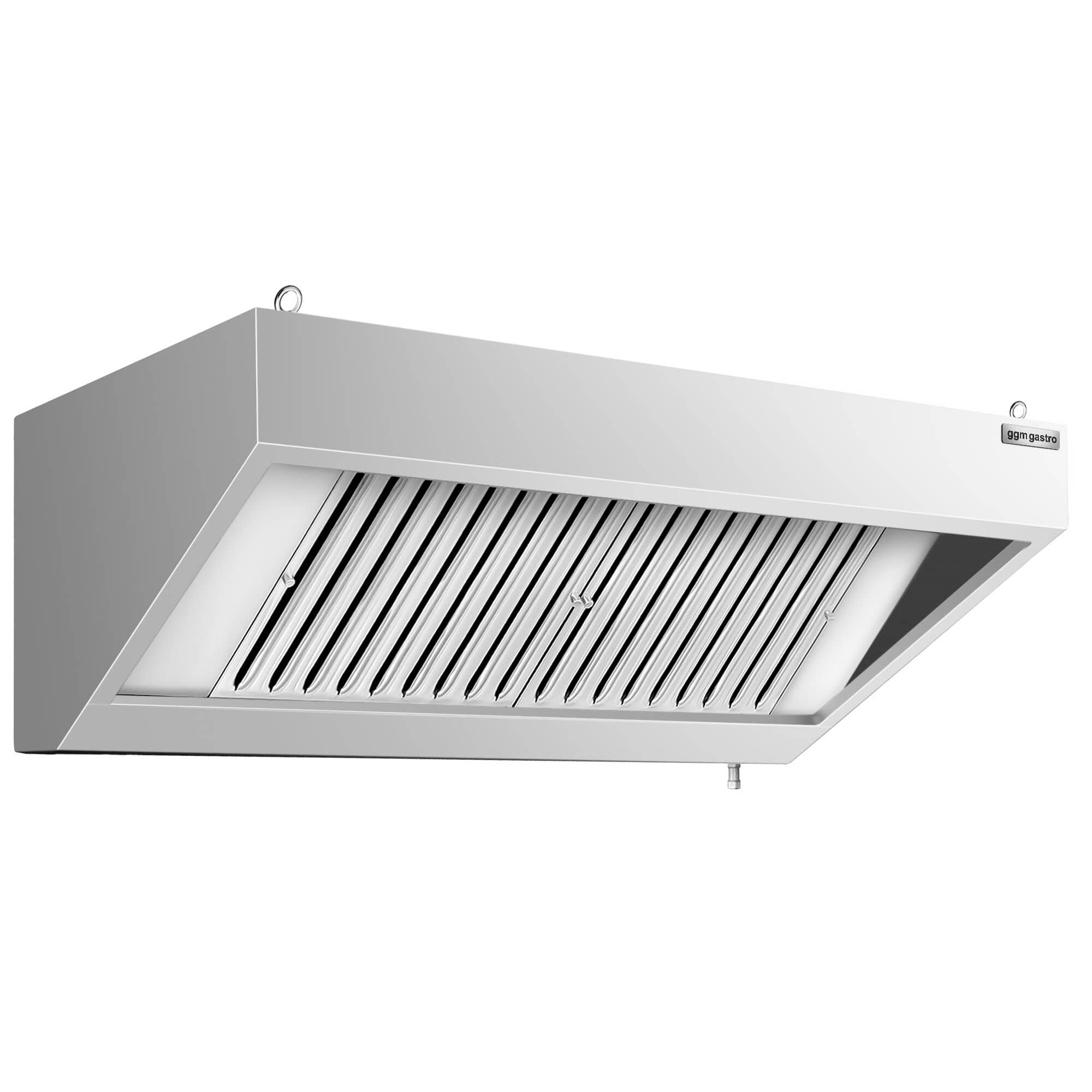 Hotă de perete - Lungime 1200 mm - adâncime 700 mm - filtre labirint și iluminare — 4