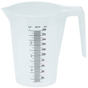 Pahar gradat din polipropilenă, 2000 ml, 148 mm — 2
