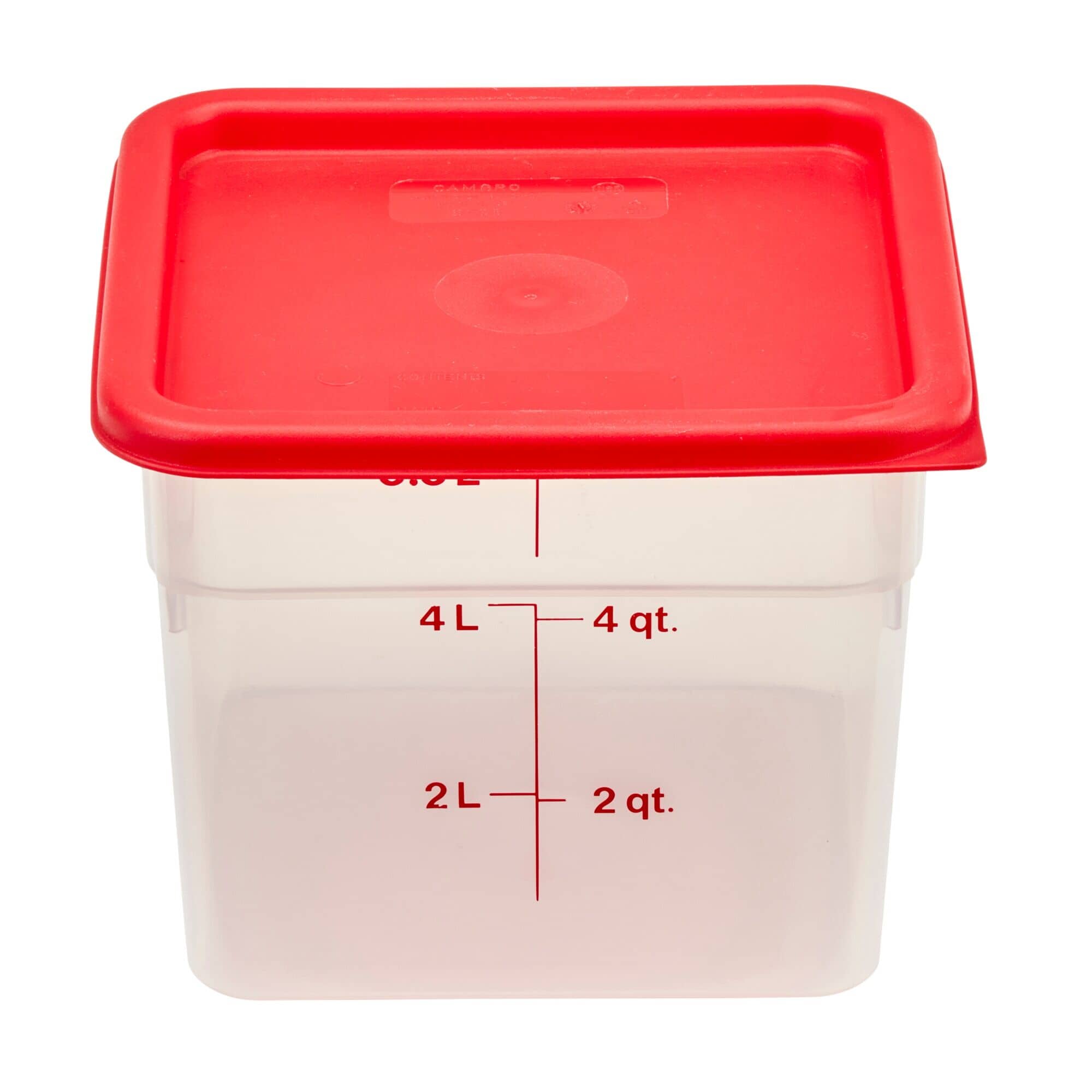 (6 bucăți) CAMBRO | CAMSQUARES® - Recipient - 5.7 litri - Transparent — 5