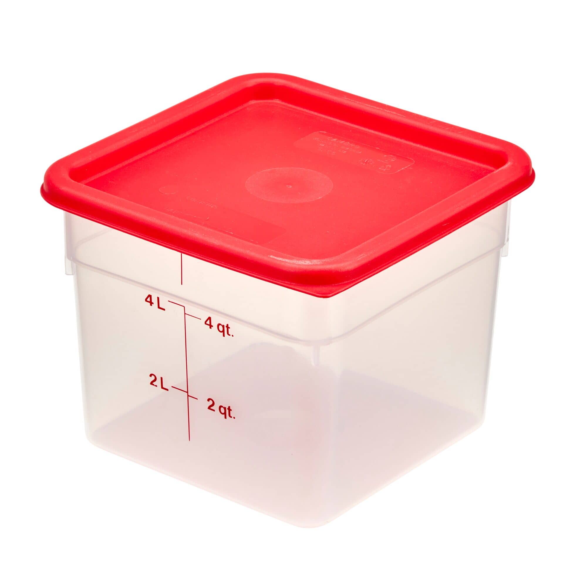 (6 bucăți) CAMBRO | CAMSQUARES® - Recipient - 5.7 litri - Transparent — 6