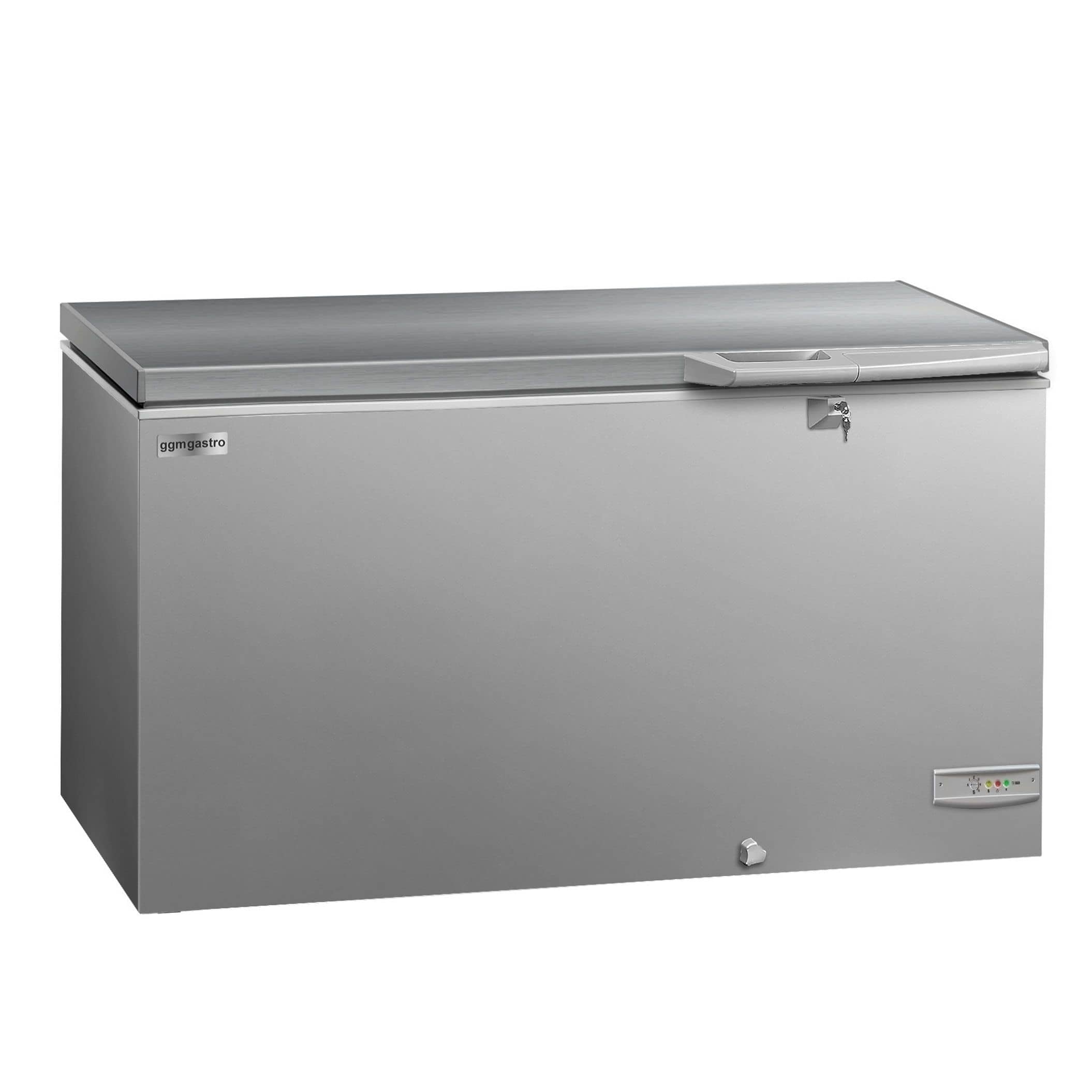 Ladă de congelare - 1504x700 mm - 388 litri - capac din inox - cu coșuri (incluse) — 4