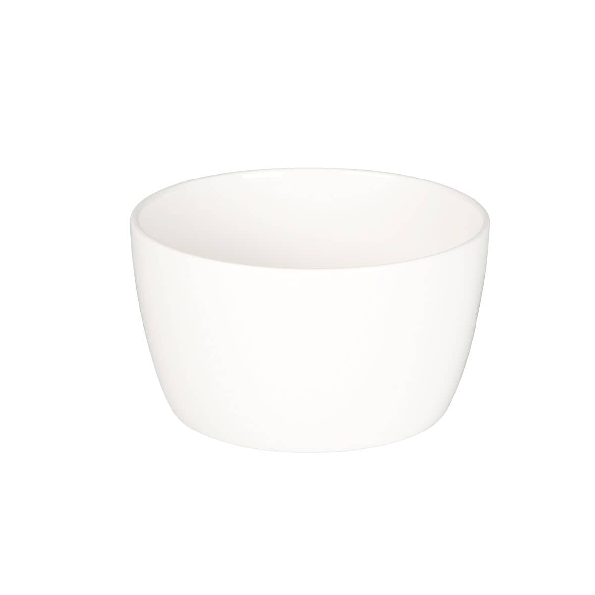 (6 buc) Bol | Lux - Porțelan - 150 ml - pătrat - 150x150 mm - Alb filigran — 2