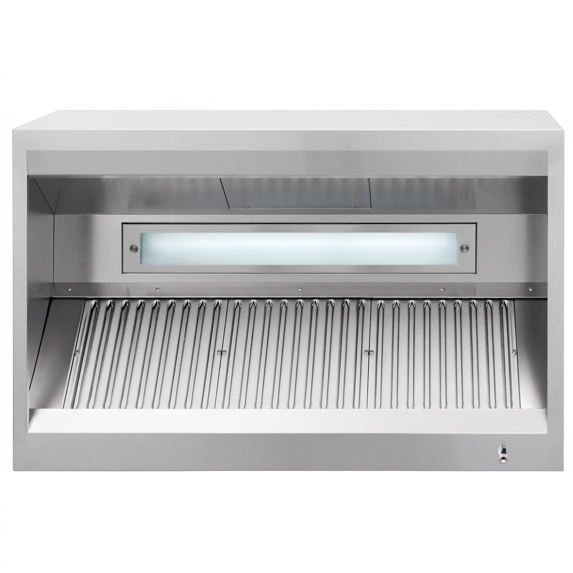 Hota cu incintă de tip inducție – 1400 mm – fără motor – cu filtru și lumină — 8
