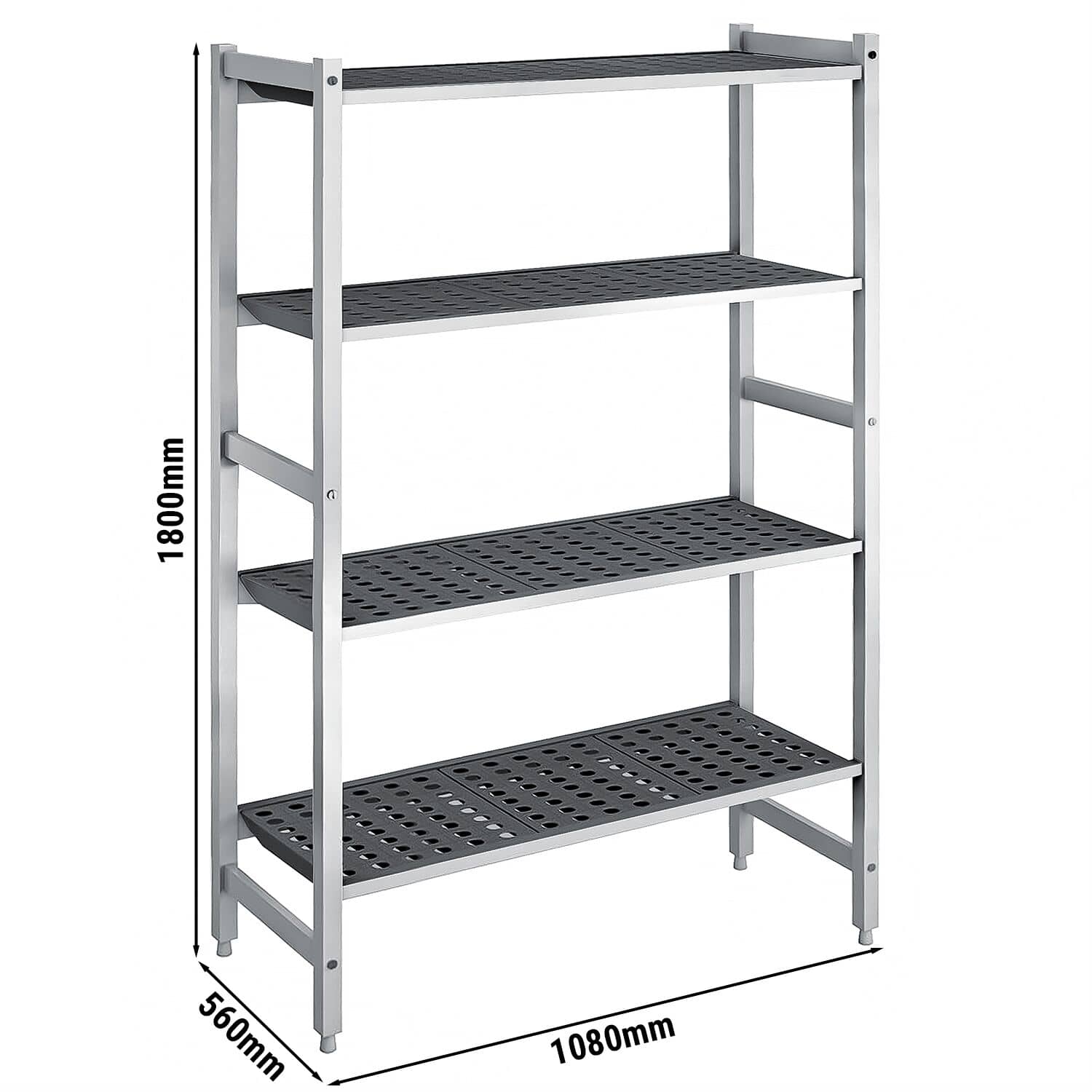 Raft de bază din aluminiu – 1080 x 1800 mm – Capacitate de încărcare: 900 kg — 3