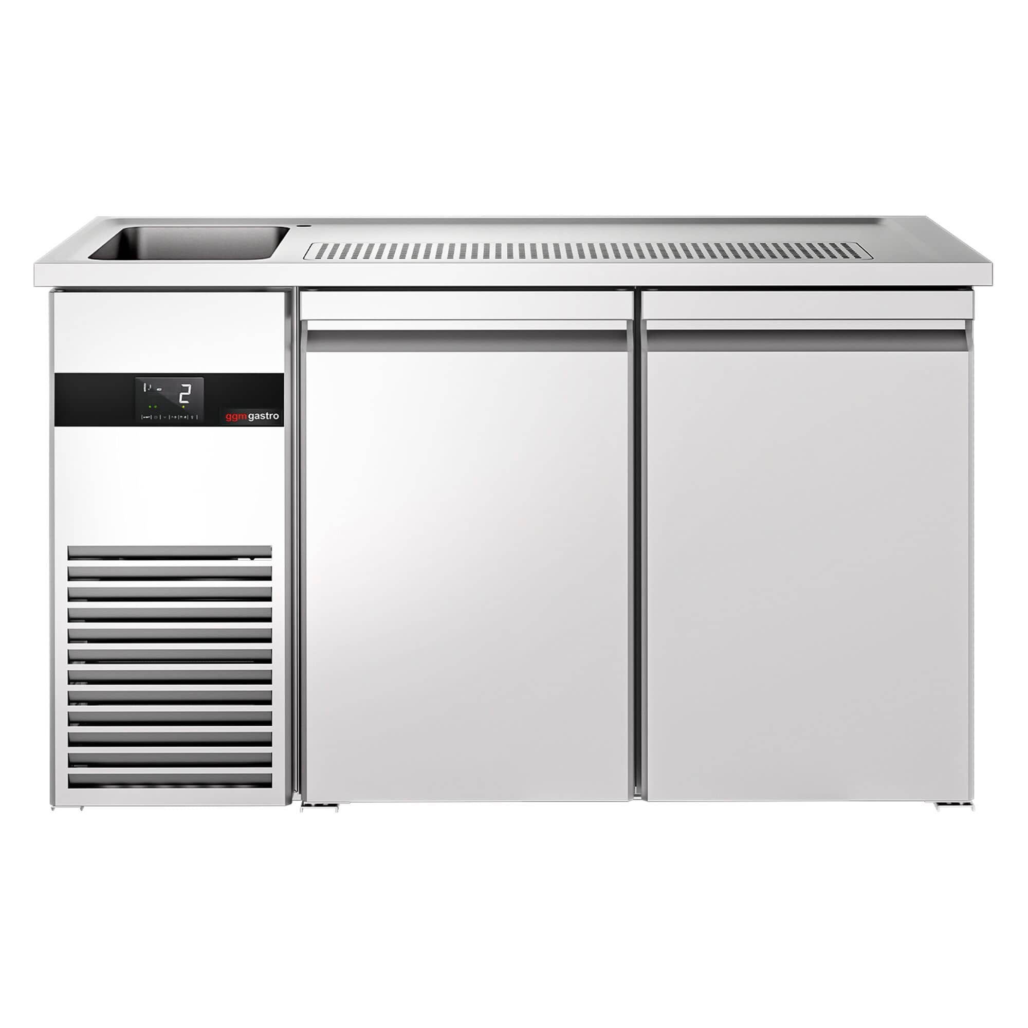 Dozator de bere profesional cu răcire integrată PREMIUM - 1550x700 mm - 2 Uși din sticlă — 7