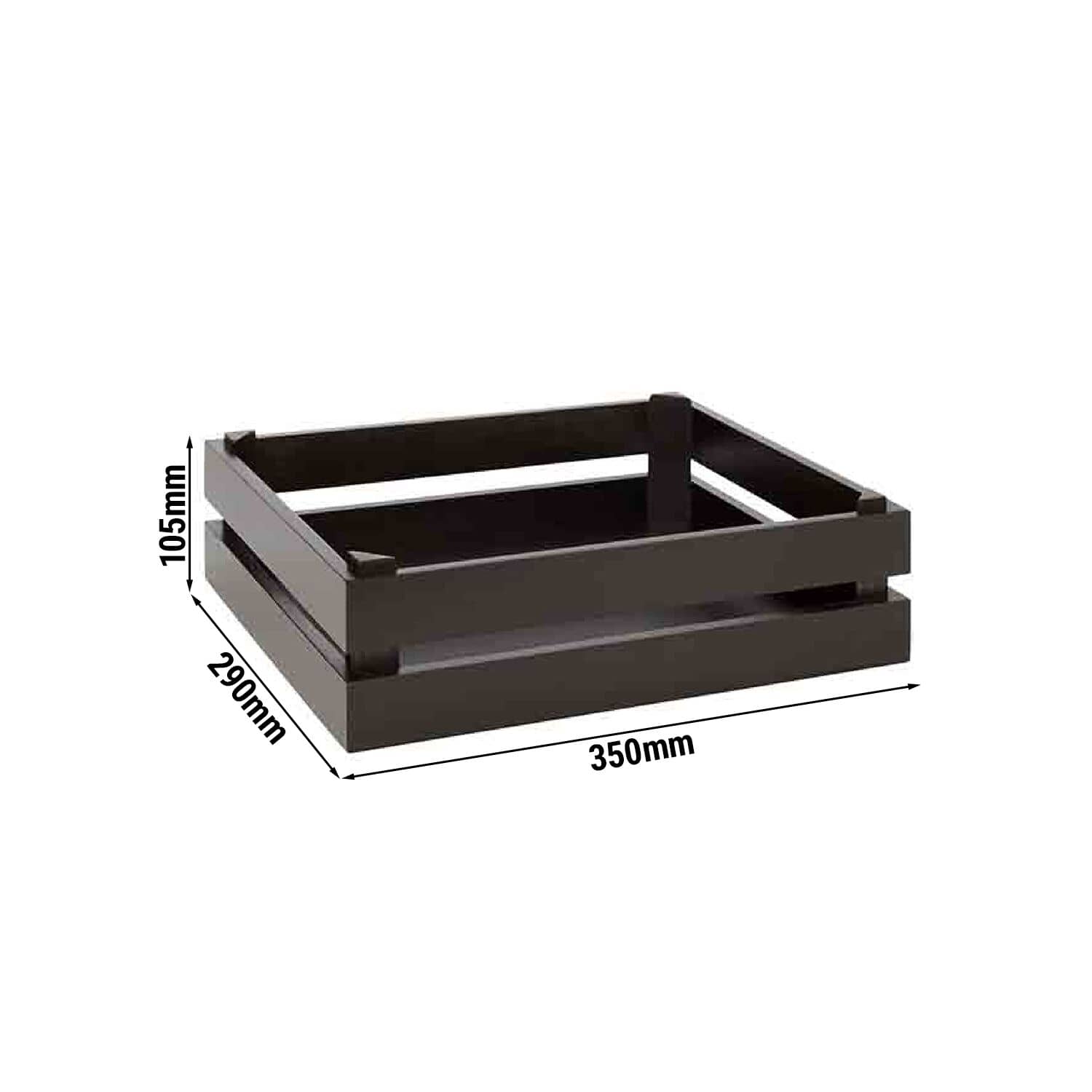 Cutie din lemn – SUPERBOX – Înălțime: 105 mm – potrivită pentru GN 1/2 — 3