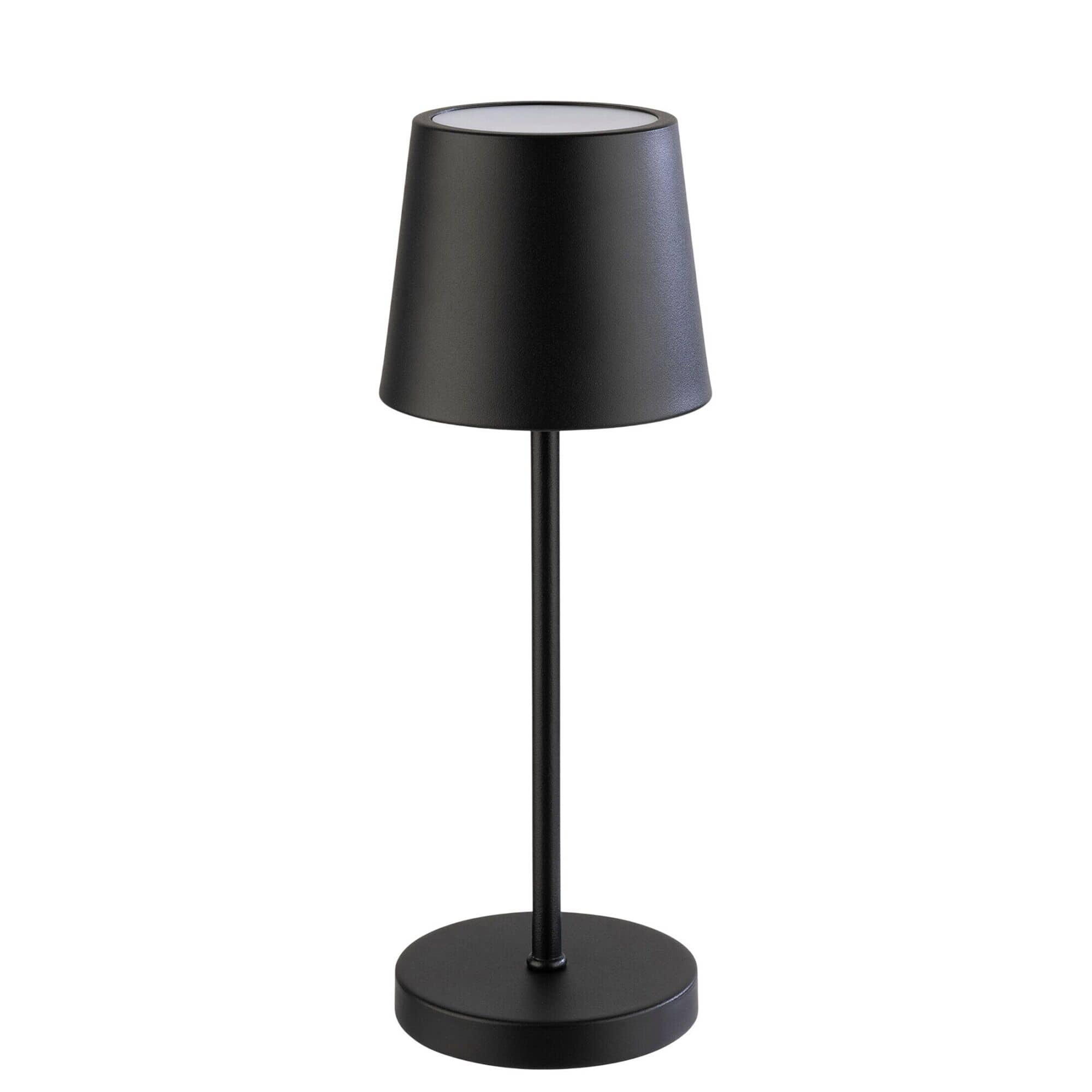 Veioză LED - MERLE MINI - reîncărcabilă - dimabilă în 3 trepte - Ø 90 mm - Negru — 2