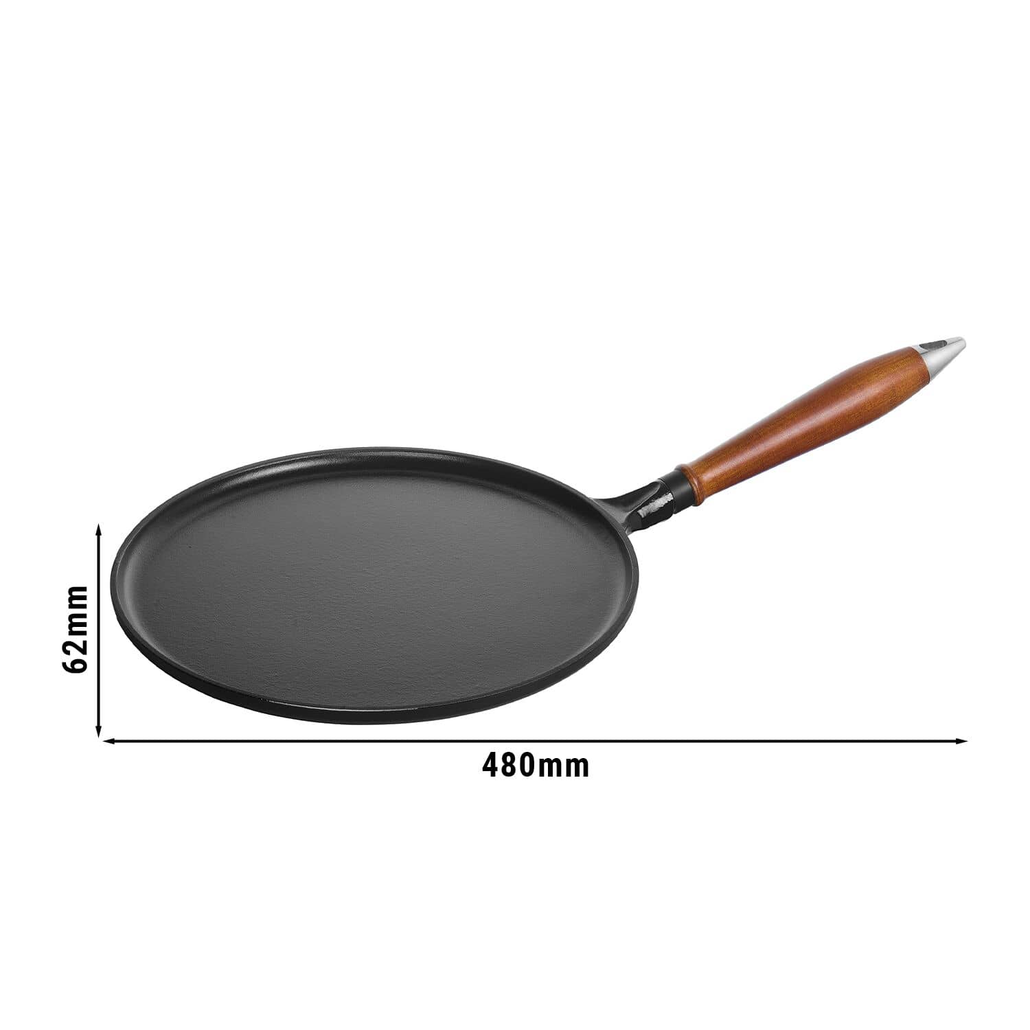 STAUB | TIGAIE - Tigaie pentru clatite - Ø 280mm - fonta - neagra — 3