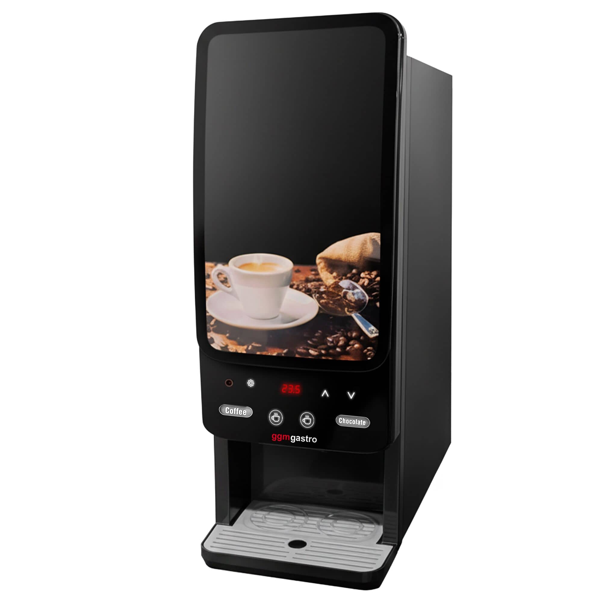 Automat pentru băuturi calde - 2 programe - Digital - 2 rezervoare pentru pulbere - Negru — 5