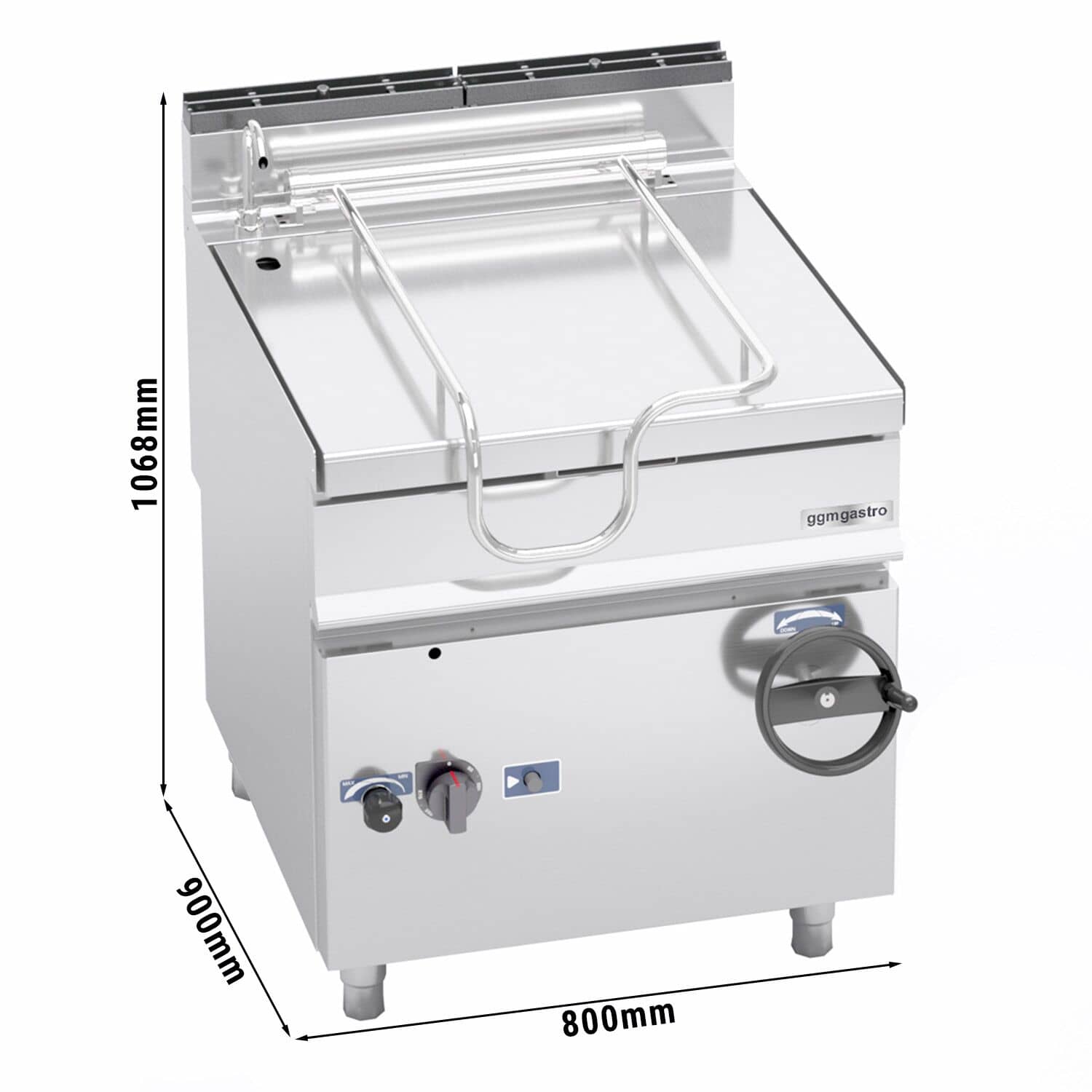 Tigaie basculantă pe gaz – 80 litri – 20 kW — 4