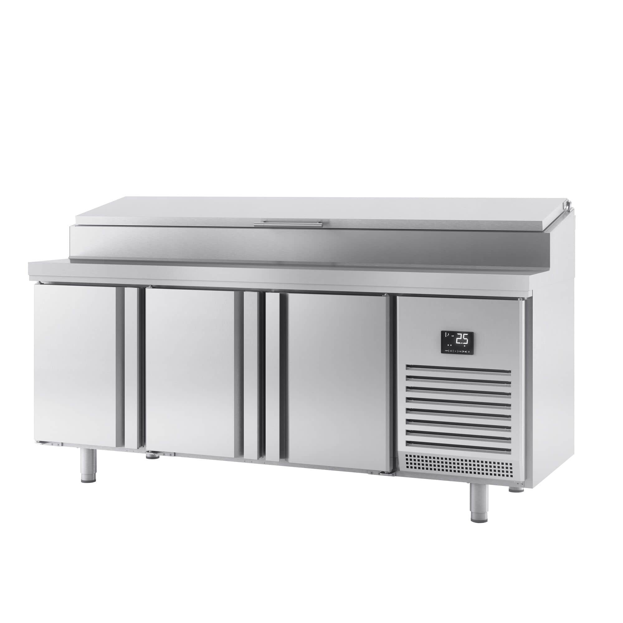 Saladetă Mini - 1960x600 mm - 3 uși - pentru 11x GN 1/4 recipiente — 7