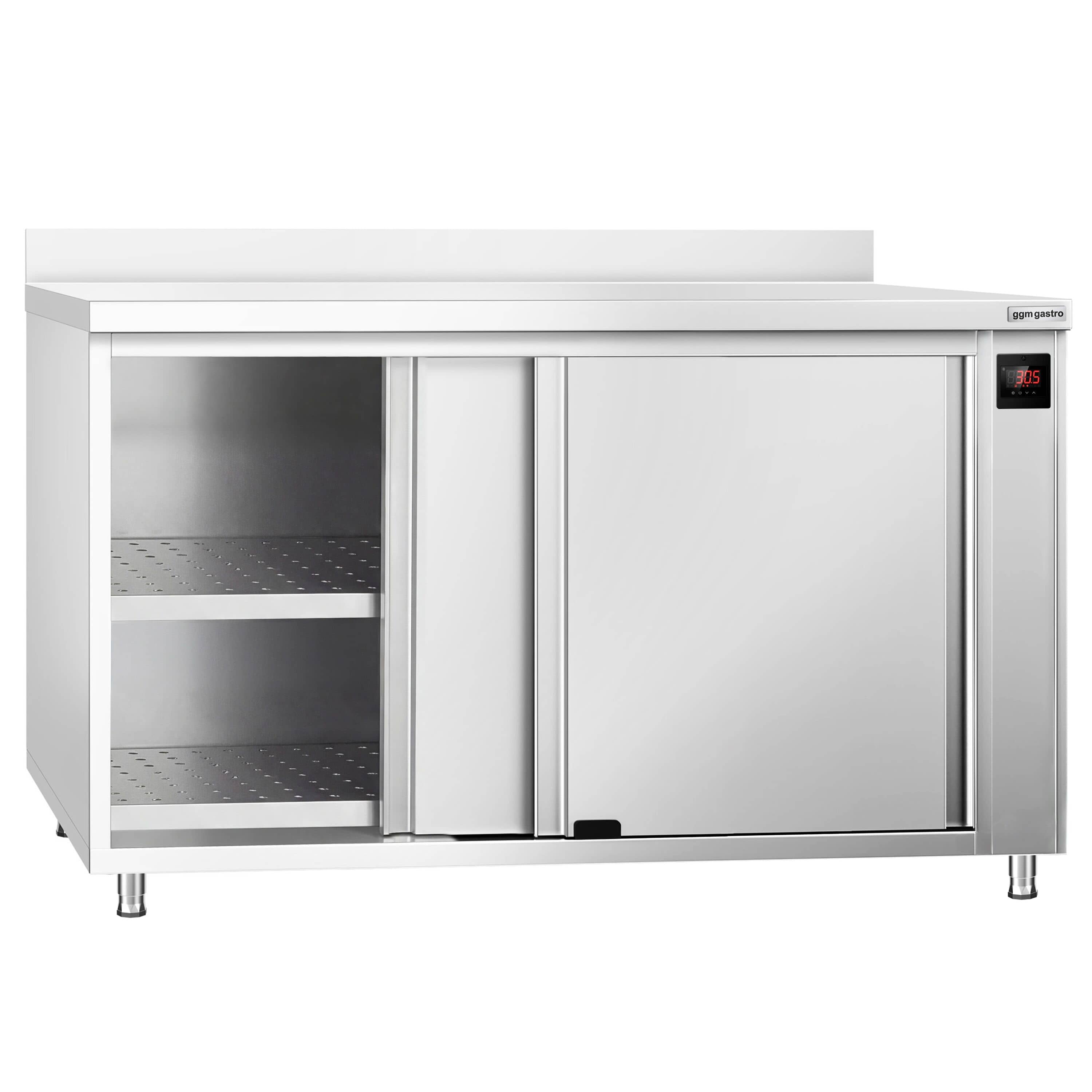 Dulap cald pentru menținerea alimentelor PREMIUM - 1,5 kW - cu uși glisante din sticlă - 1400x700x970 mm — 5
