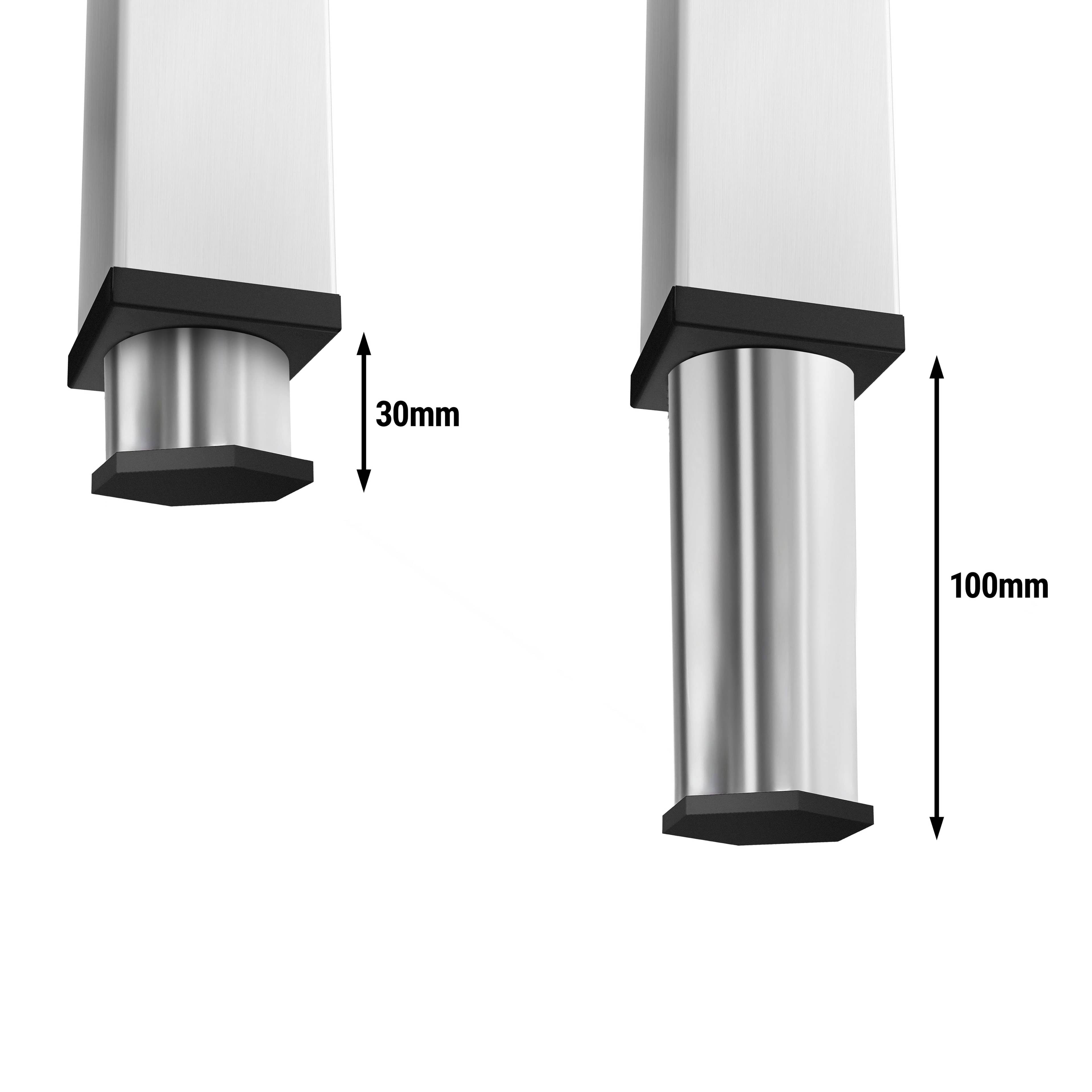 Masă de lucru inox PREMIUM cu dosar și poliță inferioară 2000x700 mm GGM Gastro, Germania — 10