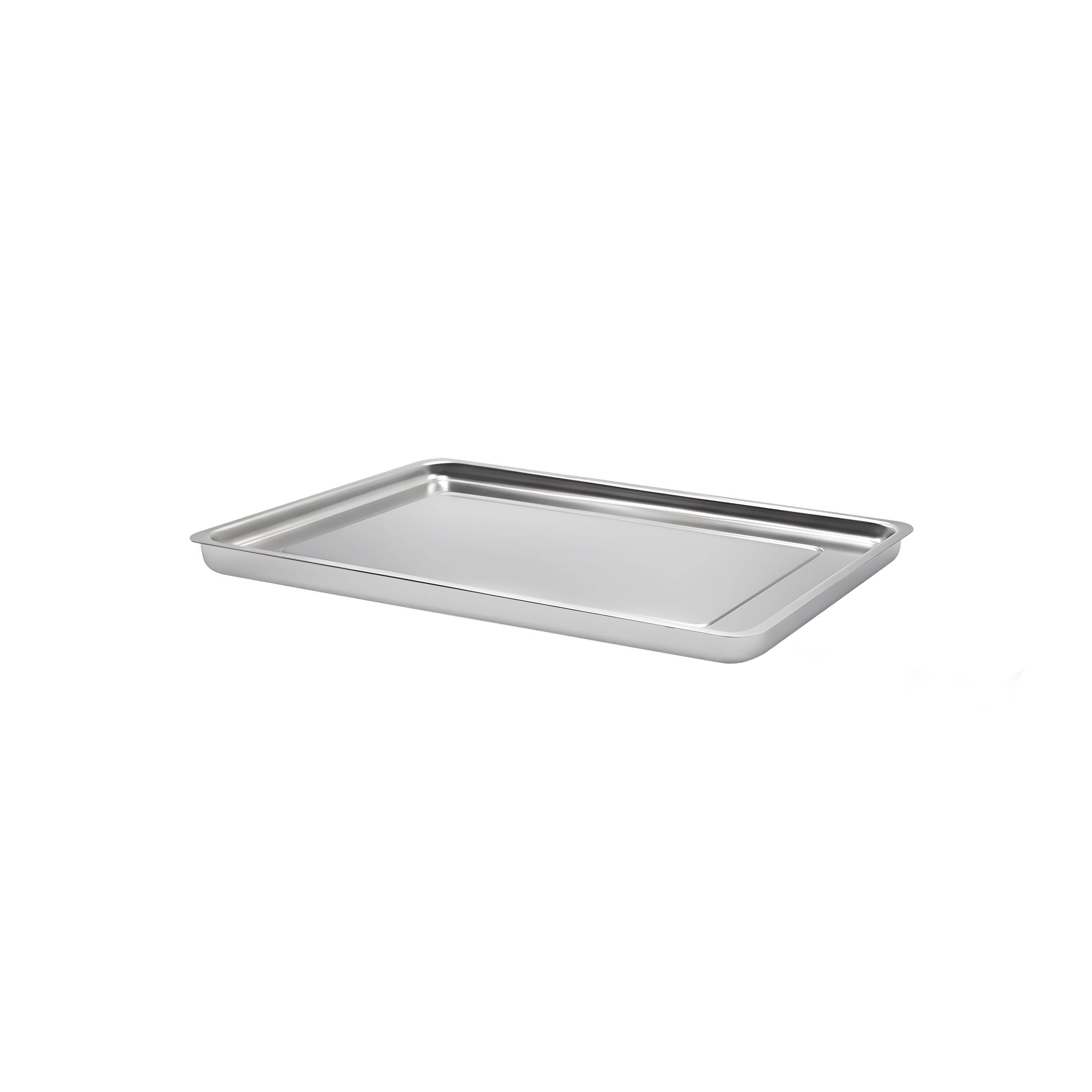 Platou servire - oțel inoxidabil - dreptunghiular - 393x268 mm - Înălțime: 40 mm — 5